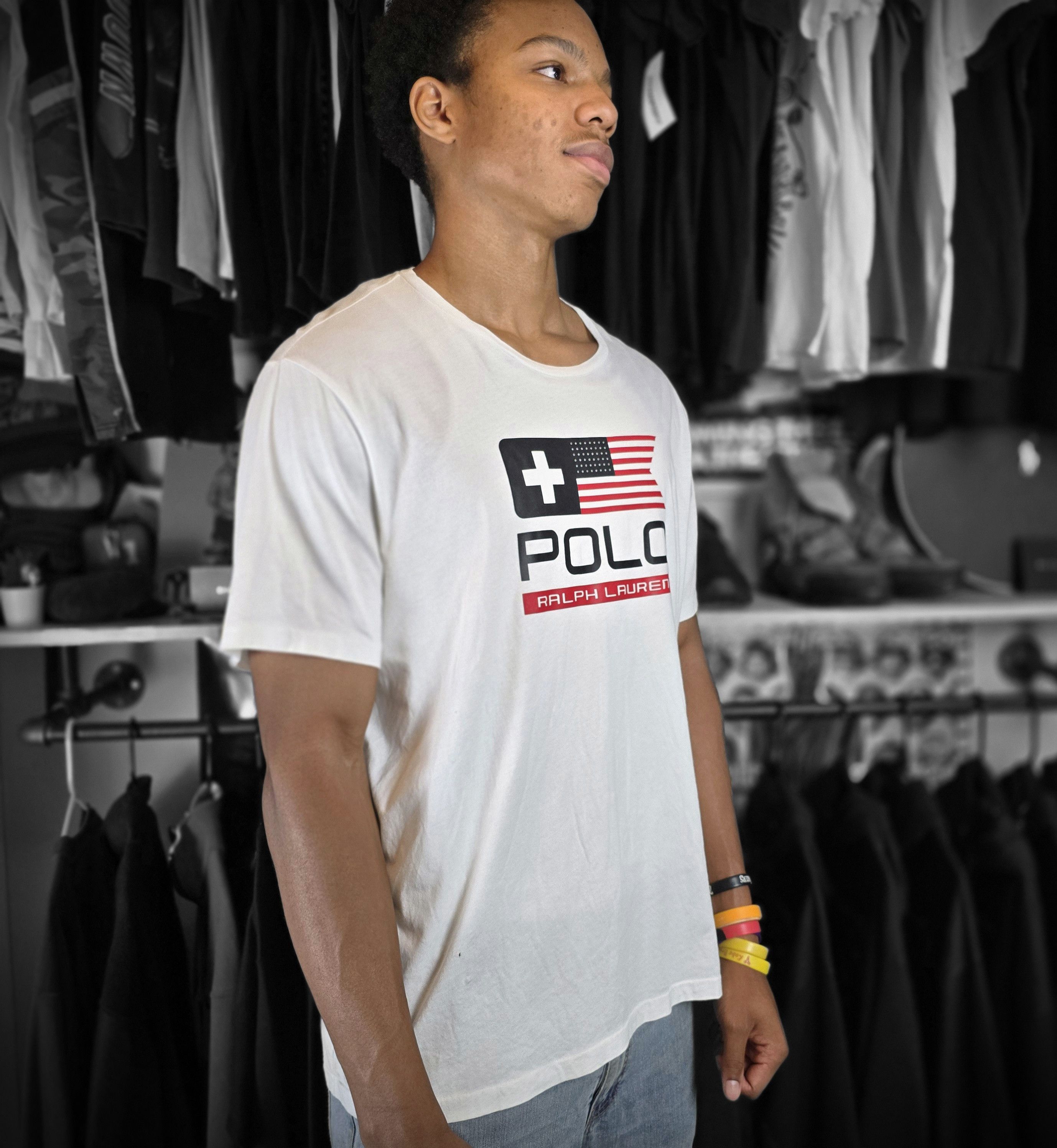 Polo Ralph Lauren Polo Ralph Lauren USA Spellout Performance T-shirt Men's XXL Size US XXL / EU 58 / 5 - 2 Thumbnail