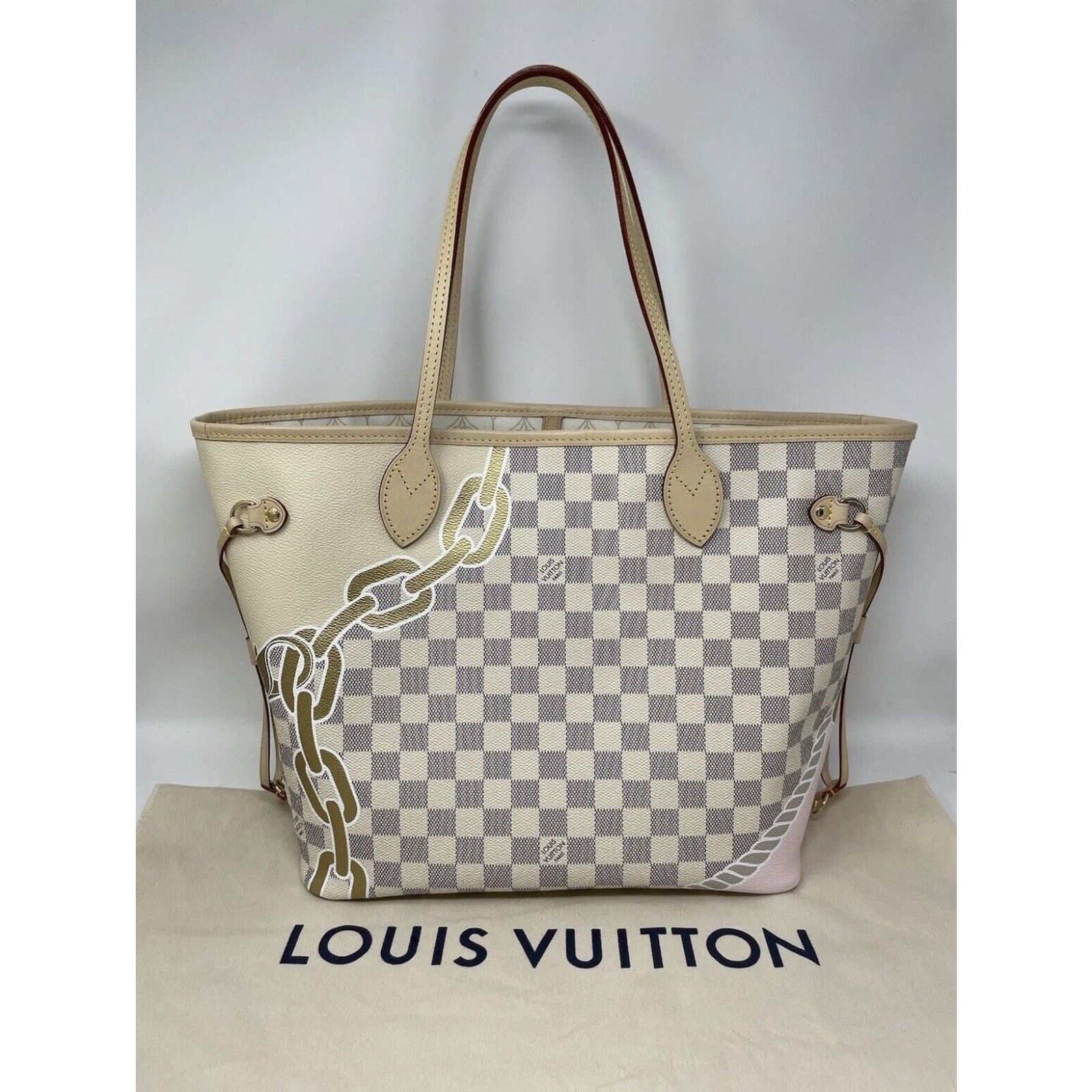 Louis Vuitton Louis Vuitton Nautical Neverfull MM - Limited Edition Size ONE SIZE - 7 Thumbnail
