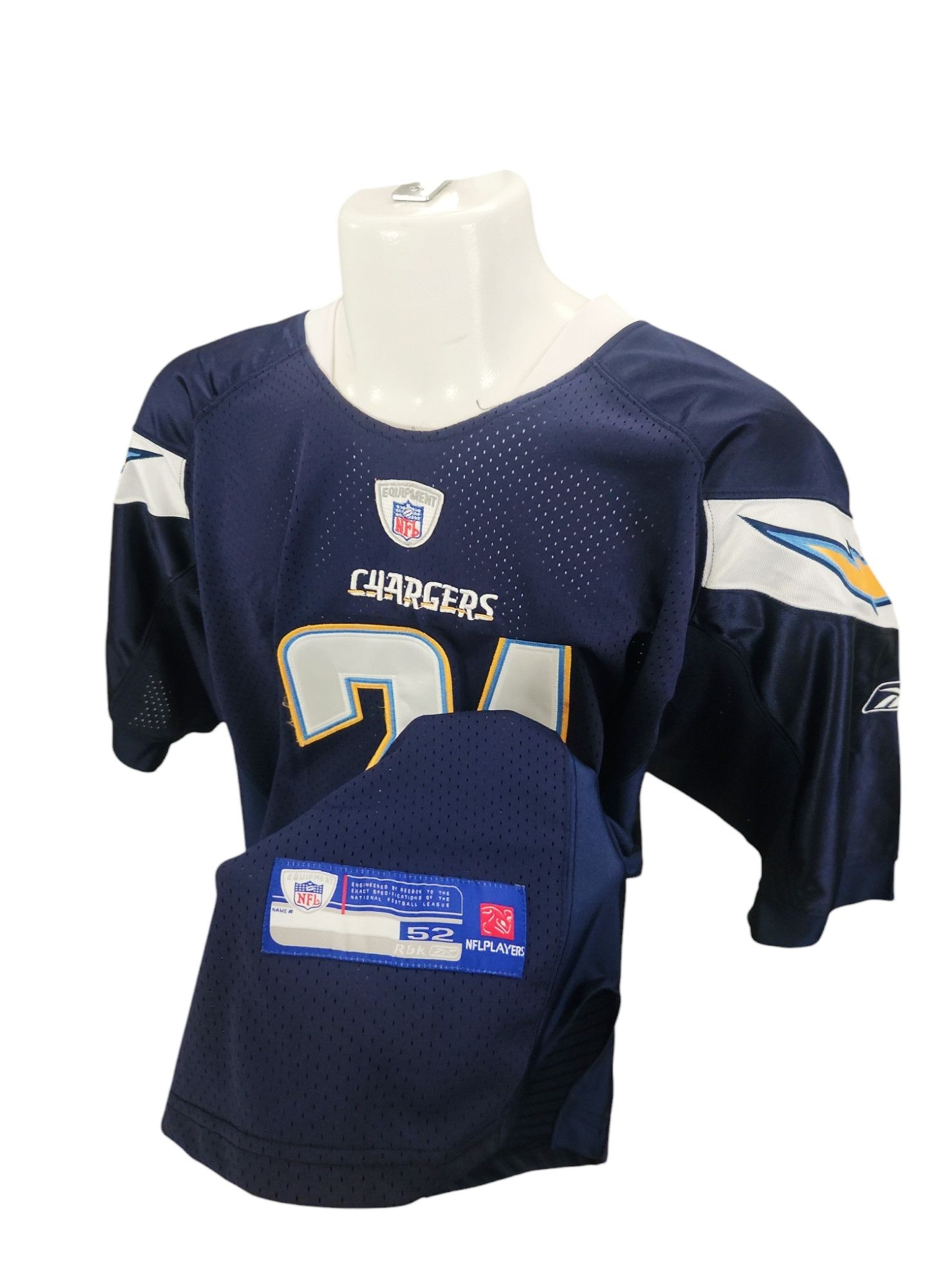 NFL × Reebok × Vintage Reebok LaDainian Tomlinson San Diego Chargers NFL Football Size US L / EU 52-54 / 3 - 6 Thumbnail