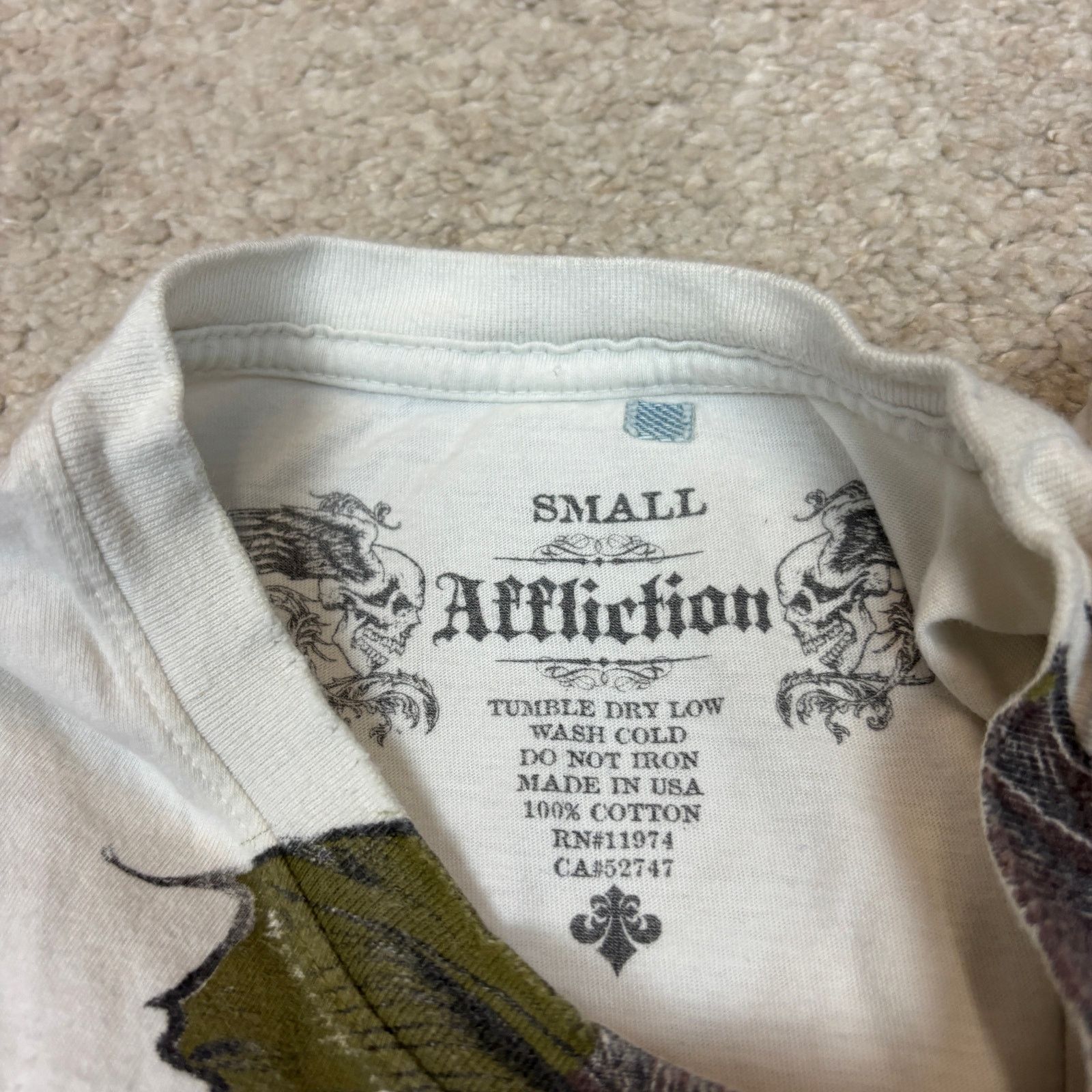 Affliction Affliction Native American Head T Shirt Men's Small Y2K Size US S / EU 44-46 / 1 - 7 Thumbnail