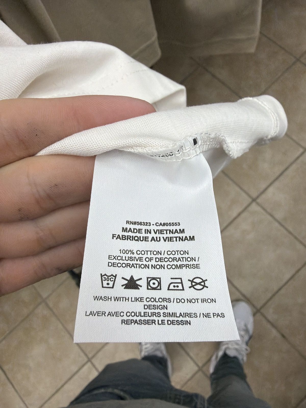 Off-White OFF-WHITE X Jordan Logo T-shirt Sail Size L Brand new Size US L / EU 52-54 / 3 - 11 Thumbnail