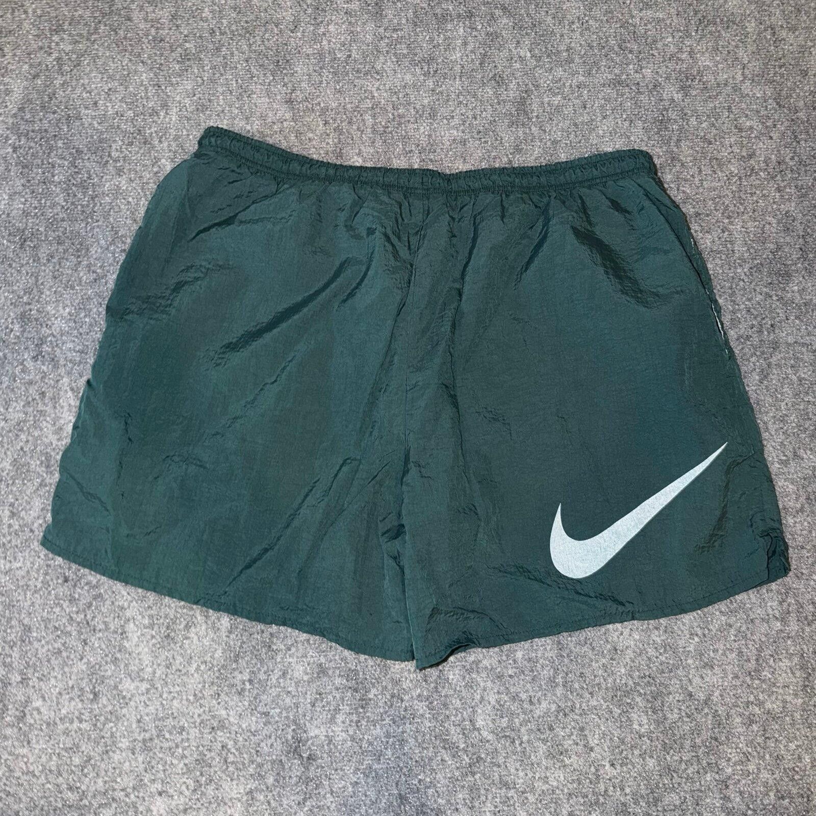 Nike Nike Dark Green Nylon Athletic Shorts Mens XL Vtg Size US 36 / EU 52 - 4 Thumbnail