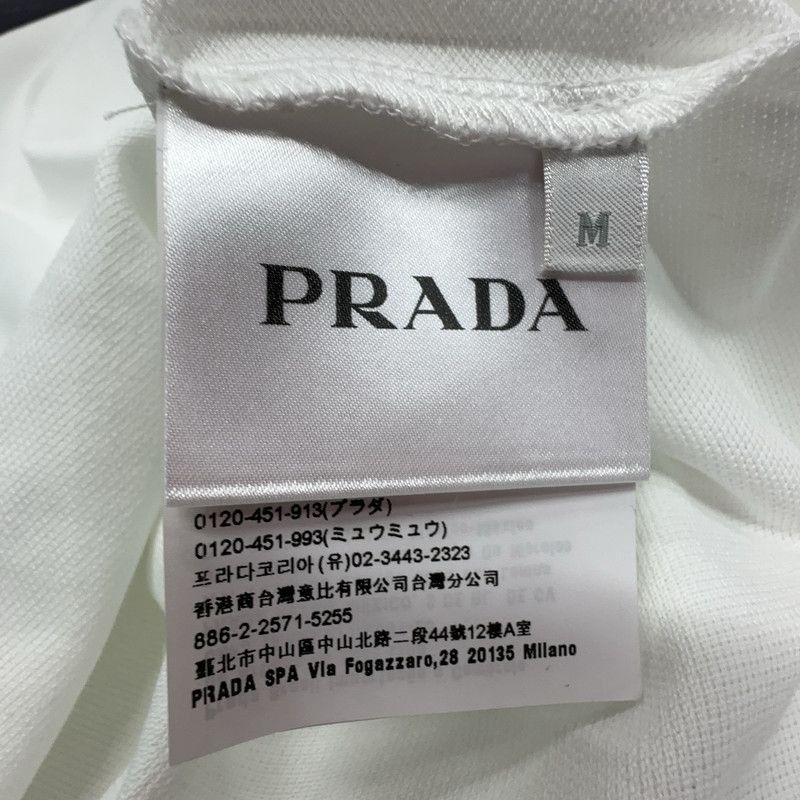 Prada Prada Striped Logo Polo Shirt-2506 Size US M / EU 48-50 / 2 - 6 Thumbnail
