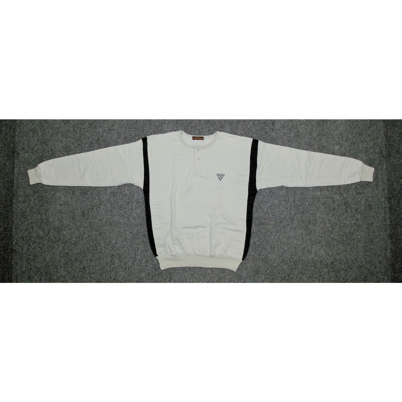 Vintage Sergio Valente Archive 80s Exaggerated Batwing Henley Size L / US 10 / IT 46 - 5 Thumbnail
