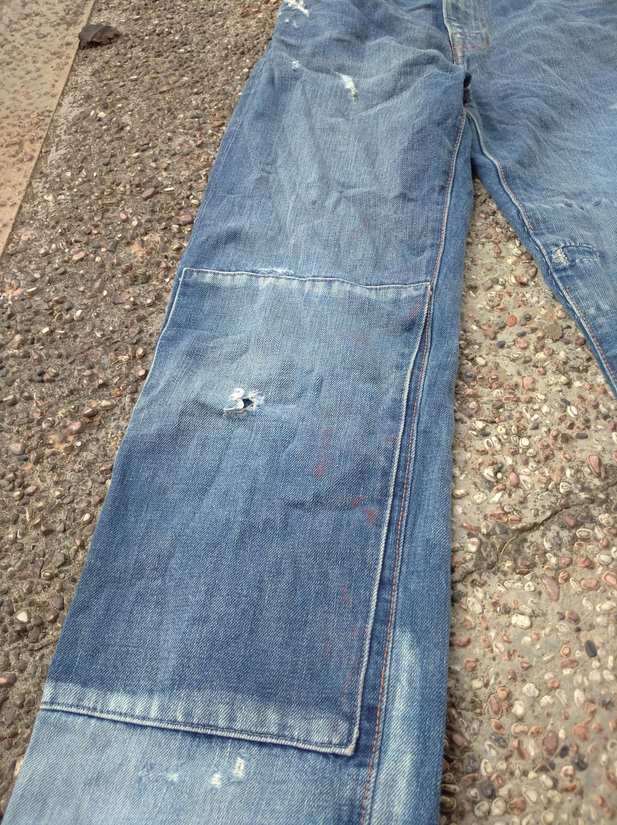 Levi's × Levi's Vintage Clothing Levi's 701 selvedge jeans big E distressed Size US 26 / EU 42 - 10 Thumbnail