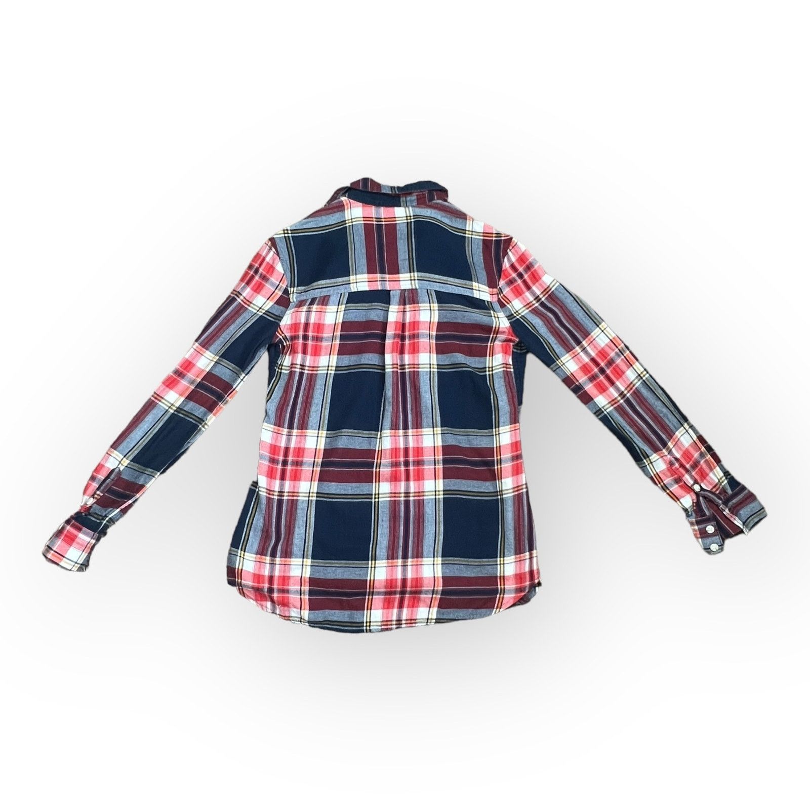 Mossimo Vintage Mossimo Supply Co. Red and Blue Flannel Shirt Medium Size M / US 6-8 / IT 42-44 - 3 Thumbnail