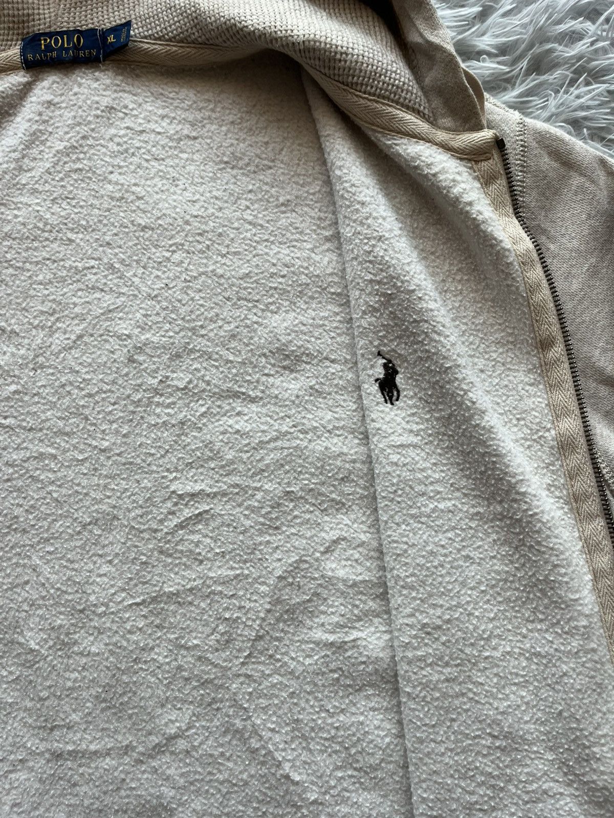 Polo Ralph Lauren Polo Ralph Lauren Fleece Full-Zip Hoodie in Heather Size US L / EU 52-54 / 3 - 6 Thumbnail