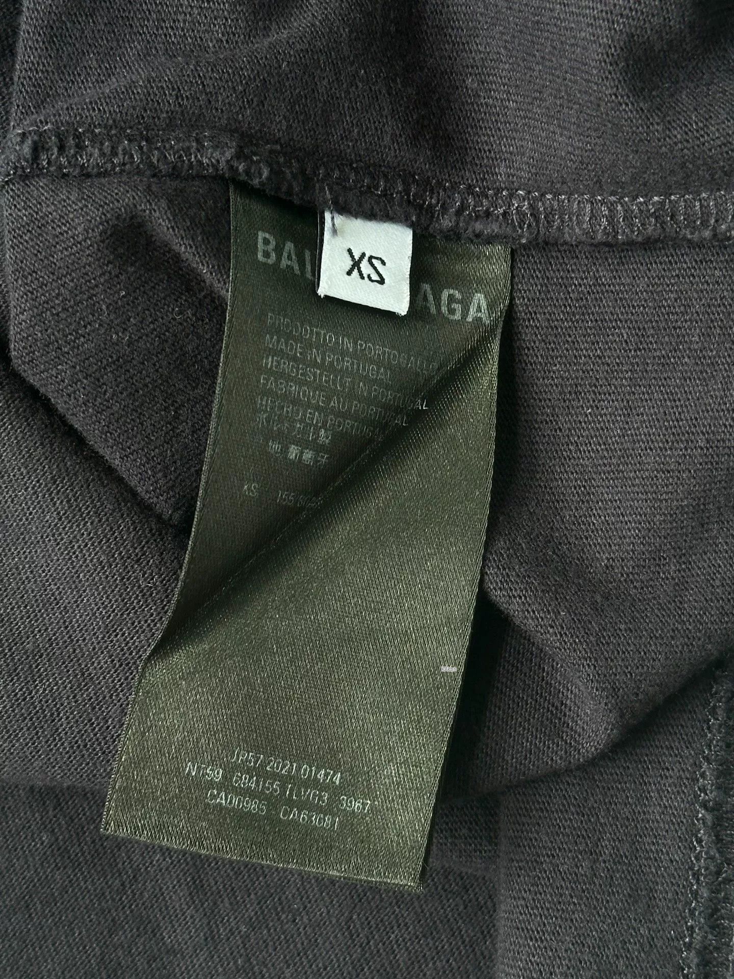 Balenciaga Balenciaga Distressed Logo Short Sleeve Size US XS / EU 42 / 0 - 2 Thumbnail
