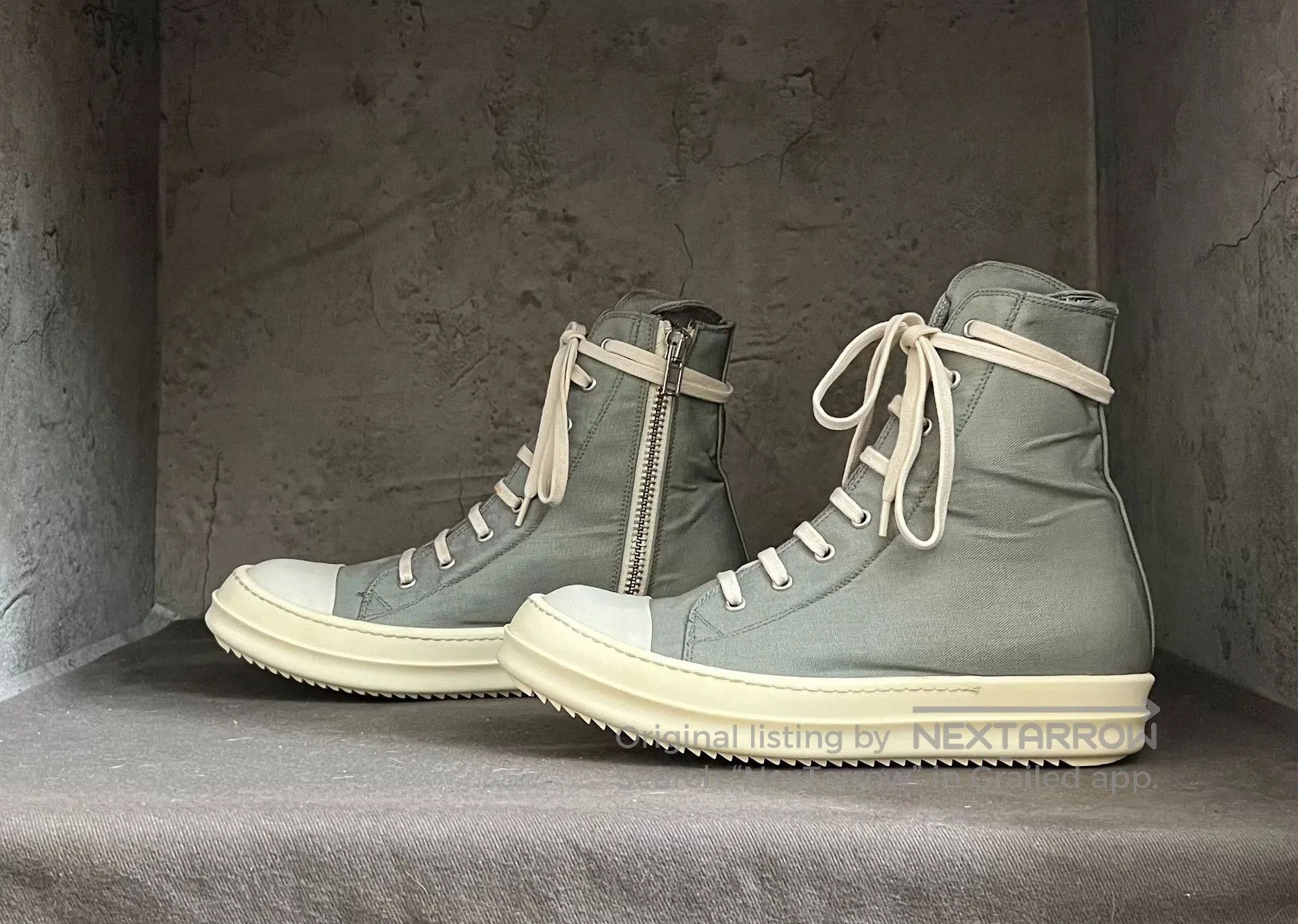 Rick Owens Rick Owens Sample Blue Satin High. Size US 6.5 / EU 39-40 - 5 Thumbnail