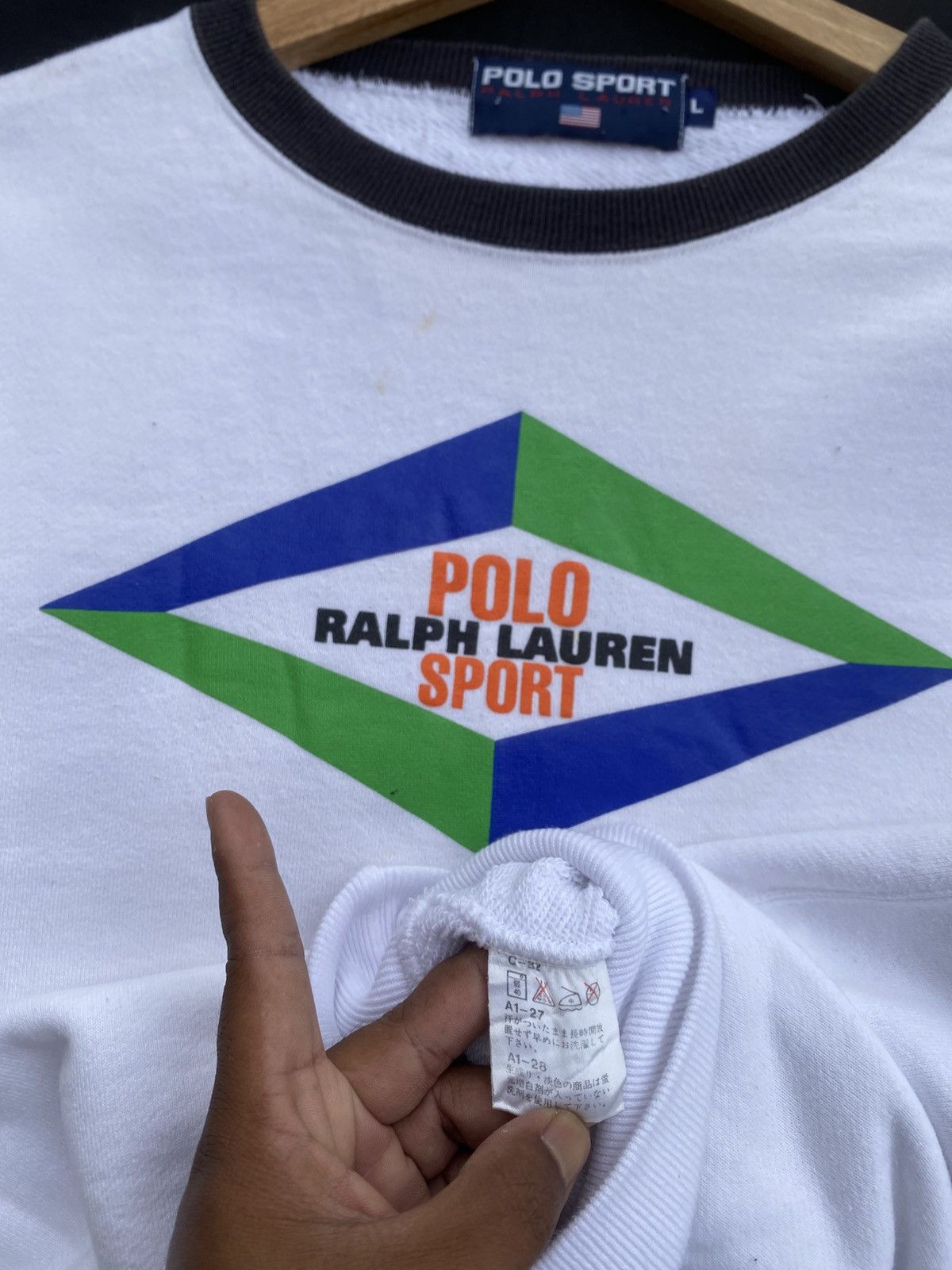 Polo Ralph Lauren Rare Vintage Polo Ralph Lauren Sport Sweater Size US L / EU 52-54 / 3 - 11 Thumbnail
