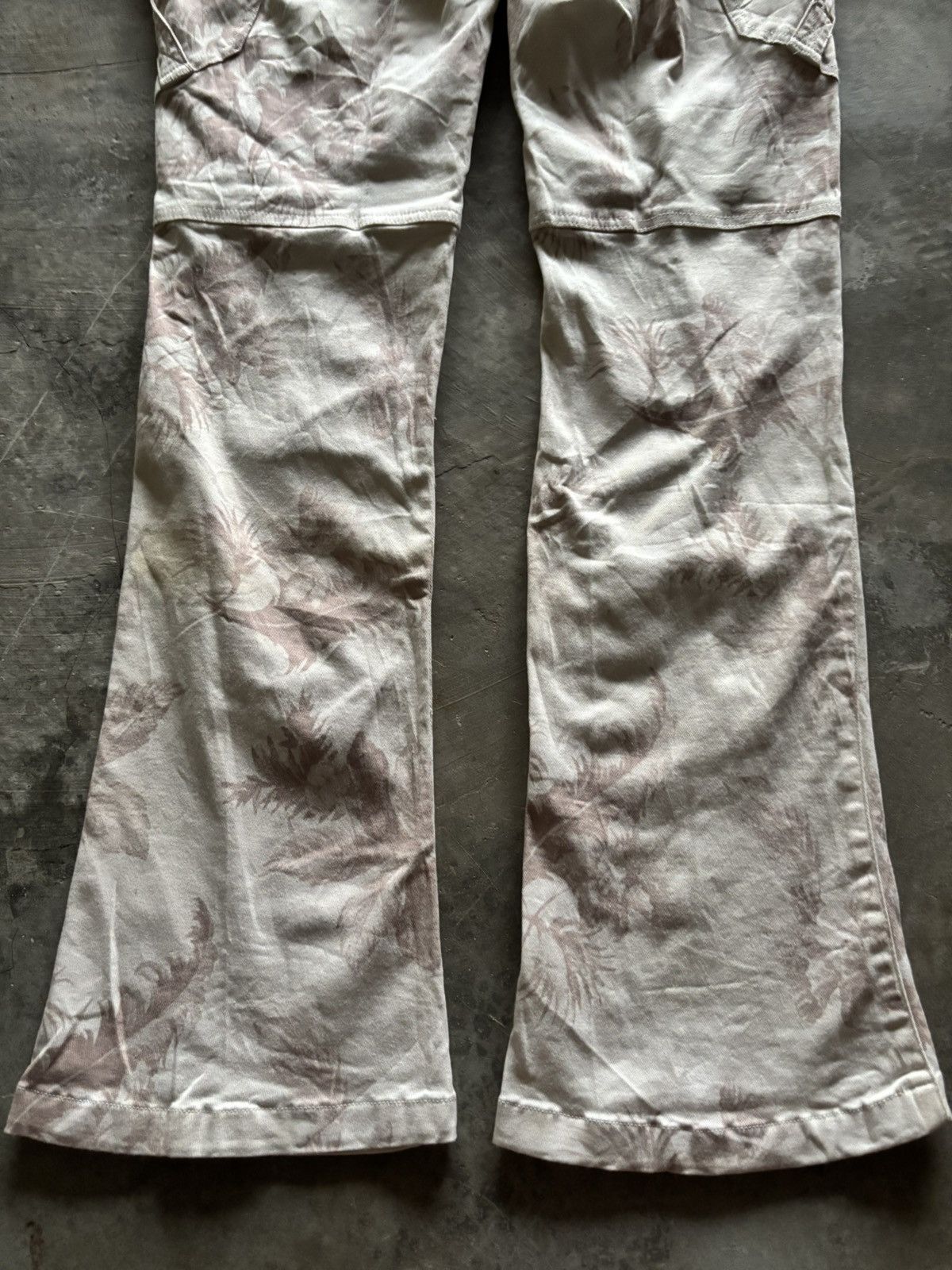 If Six Was Nine NICOLE CLUB FOR MEN flare floral cargo sick design Size US 31 - 23 Thumbnail
