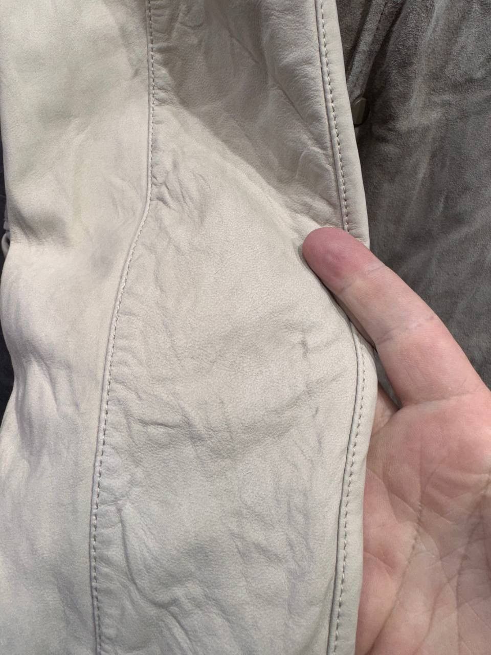 Allsaints Mens Vintage Allsaints Suede Leather Academy Bomber Jacket Size US M / EU 48-50 / 2 - 21 Thumbnail