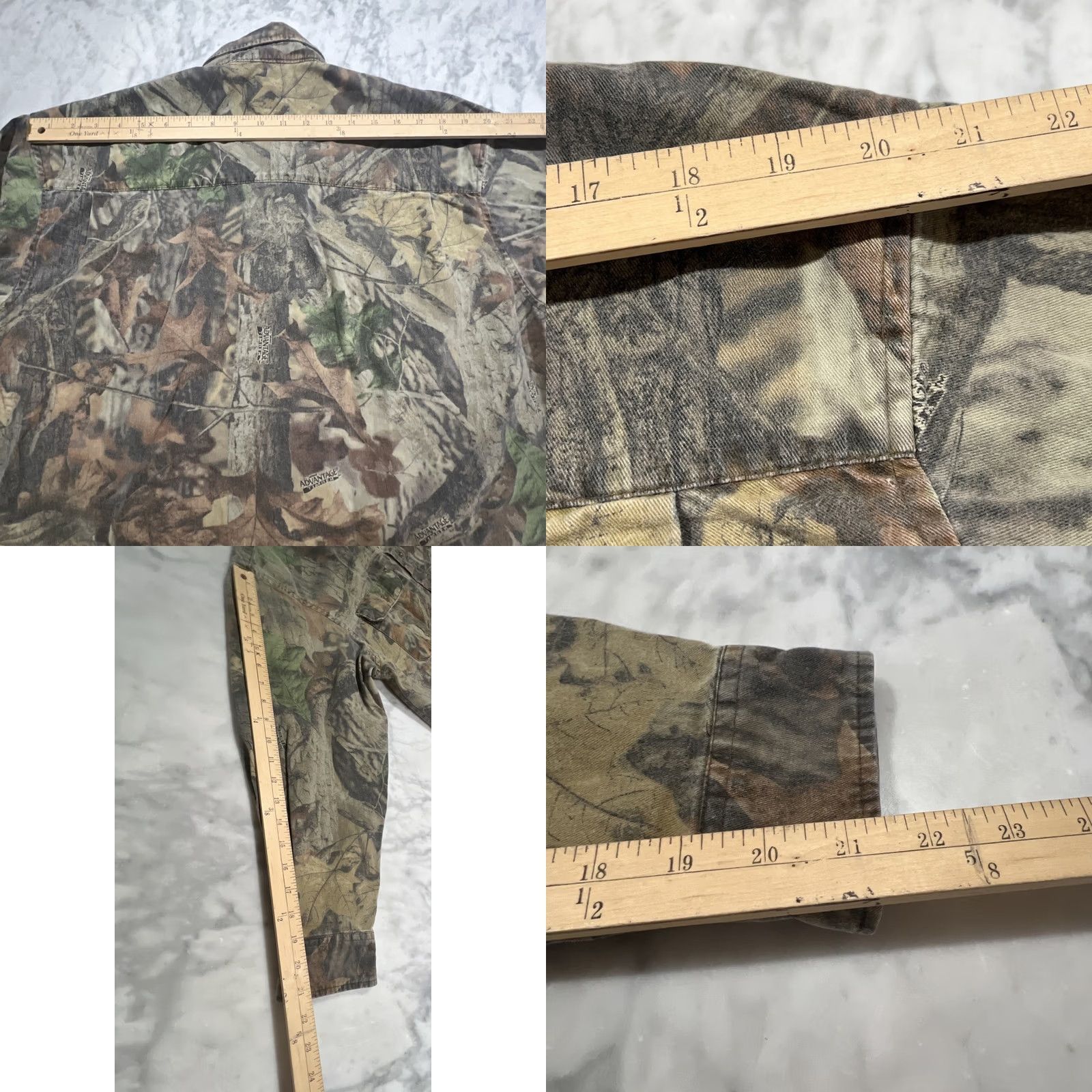 Realtree Duxbak Shirt RealTree Advantage Timber Hunting Button Down Regular Mens Large Size US L / EU 52-54 / 3 - 9 Thumbnail