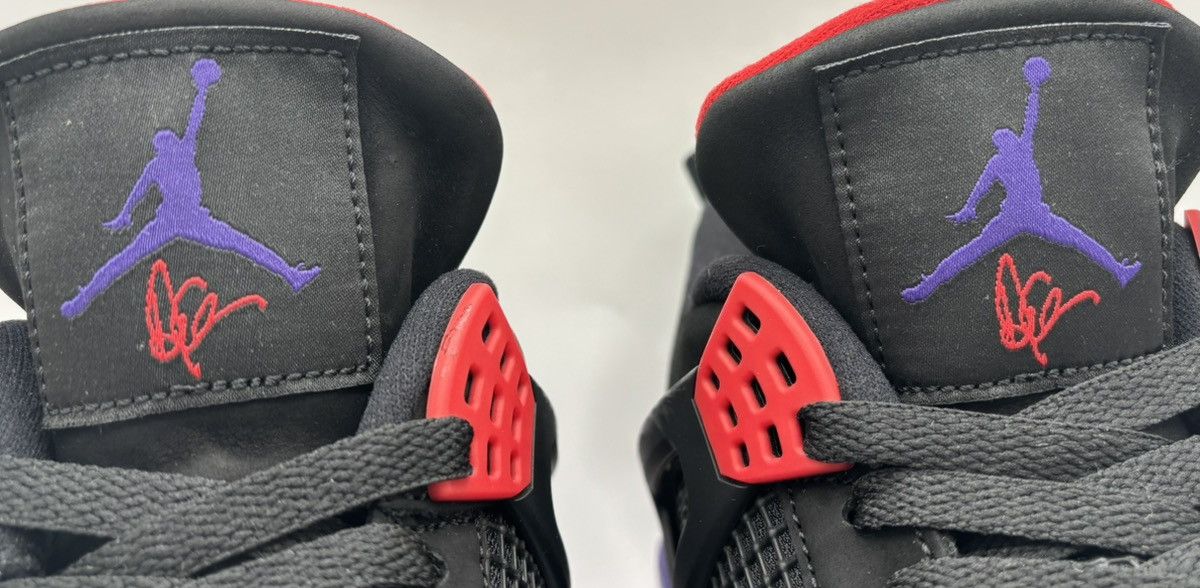 Drake × Jordan Brand × Nike Jordan 4 Retro Raptors Drake OVO (2019) Size US 12 / EU 45 - 3 Thumbnail