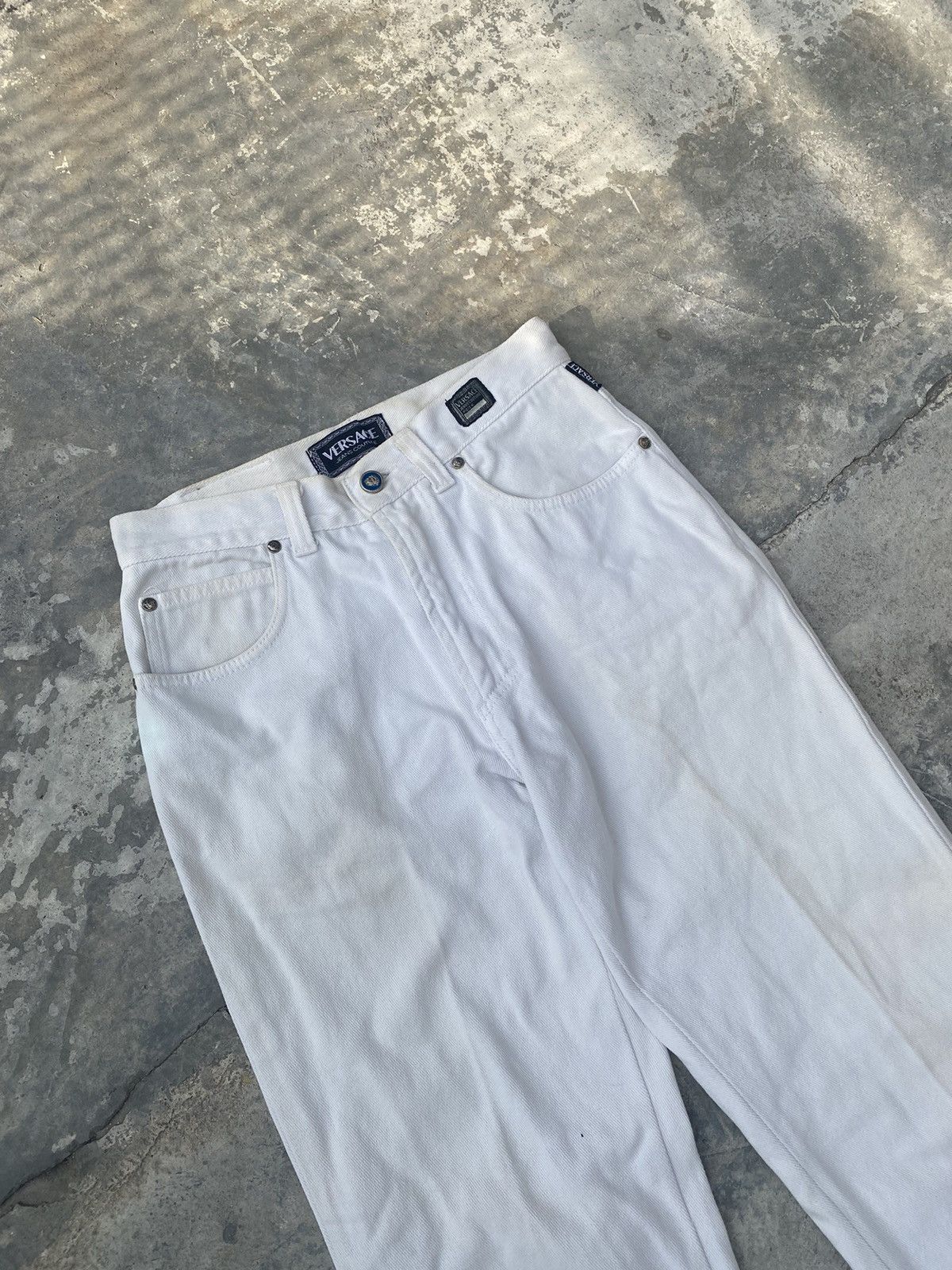 Versace Jeans Couture × Vintage Versace Dirty Jeans Size US 28 / EU 44 - 5 Thumbnail
