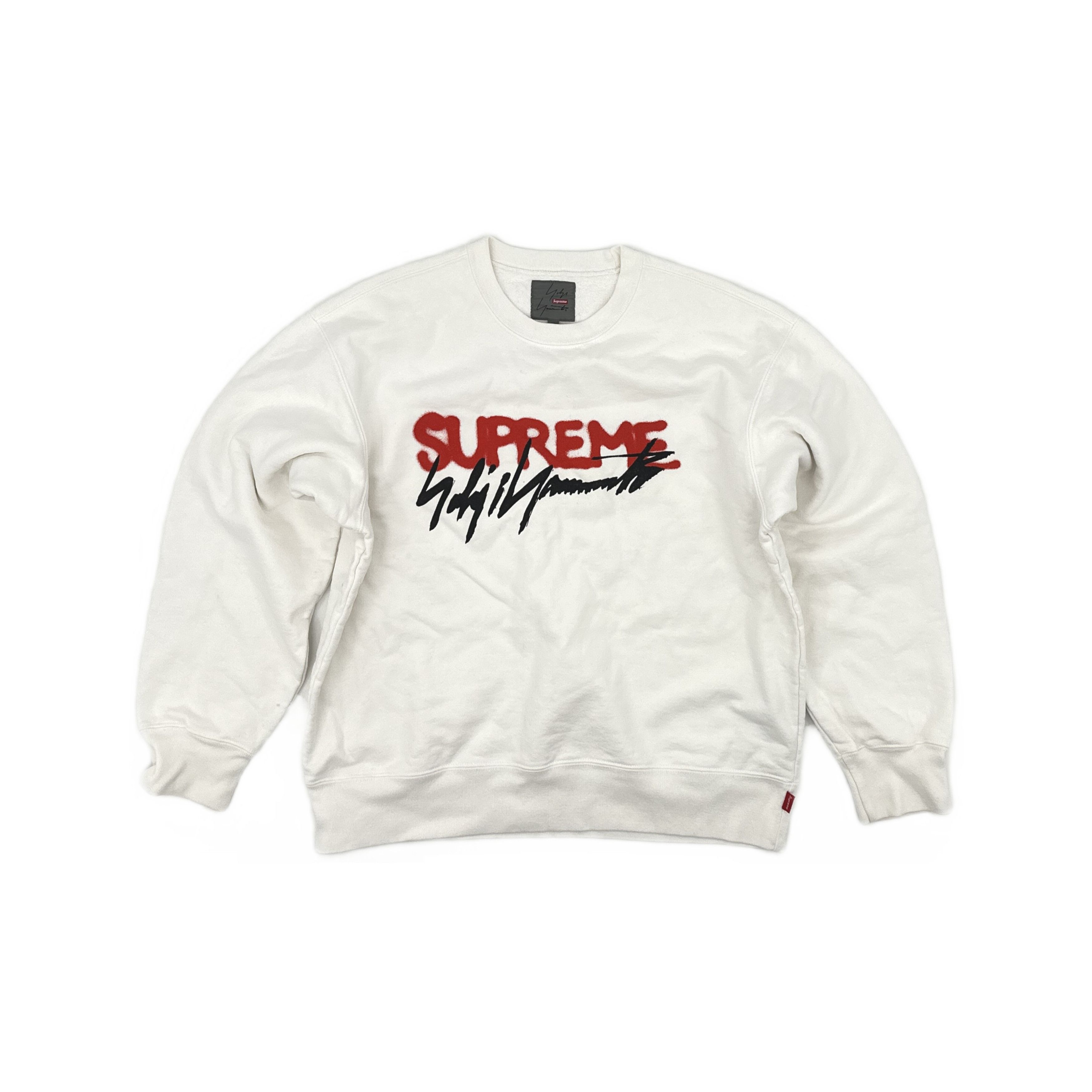 Supreme Supreme x Yohji Yamamoto Logo Sweatshirt Size S Size US S / EU 44-46 / 1 - 1 Thumbnail