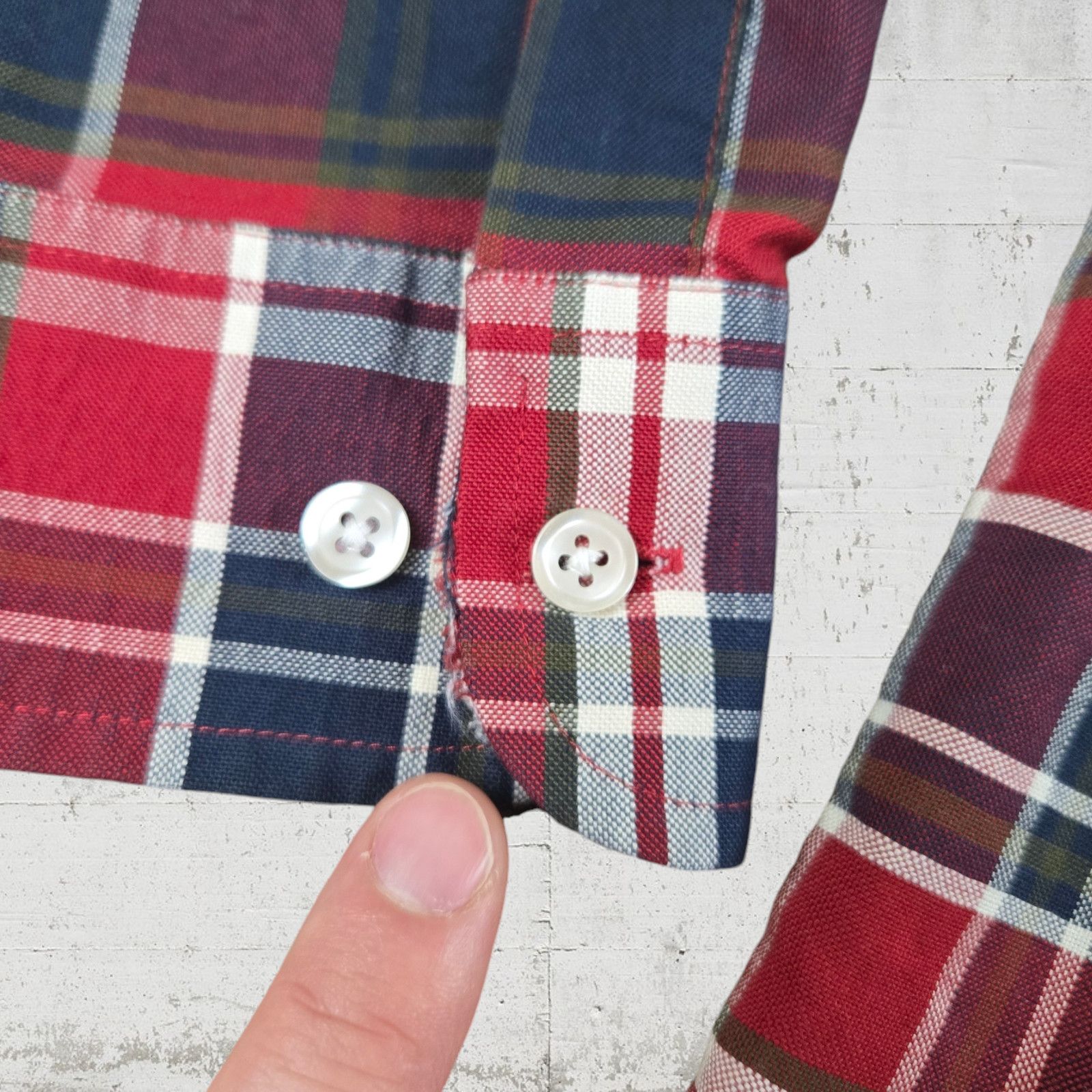 Towncraft Vintage Red Plaid Classic Button Down Shirt Size XL Size US XL / EU 56 / 4 - 6 Thumbnail