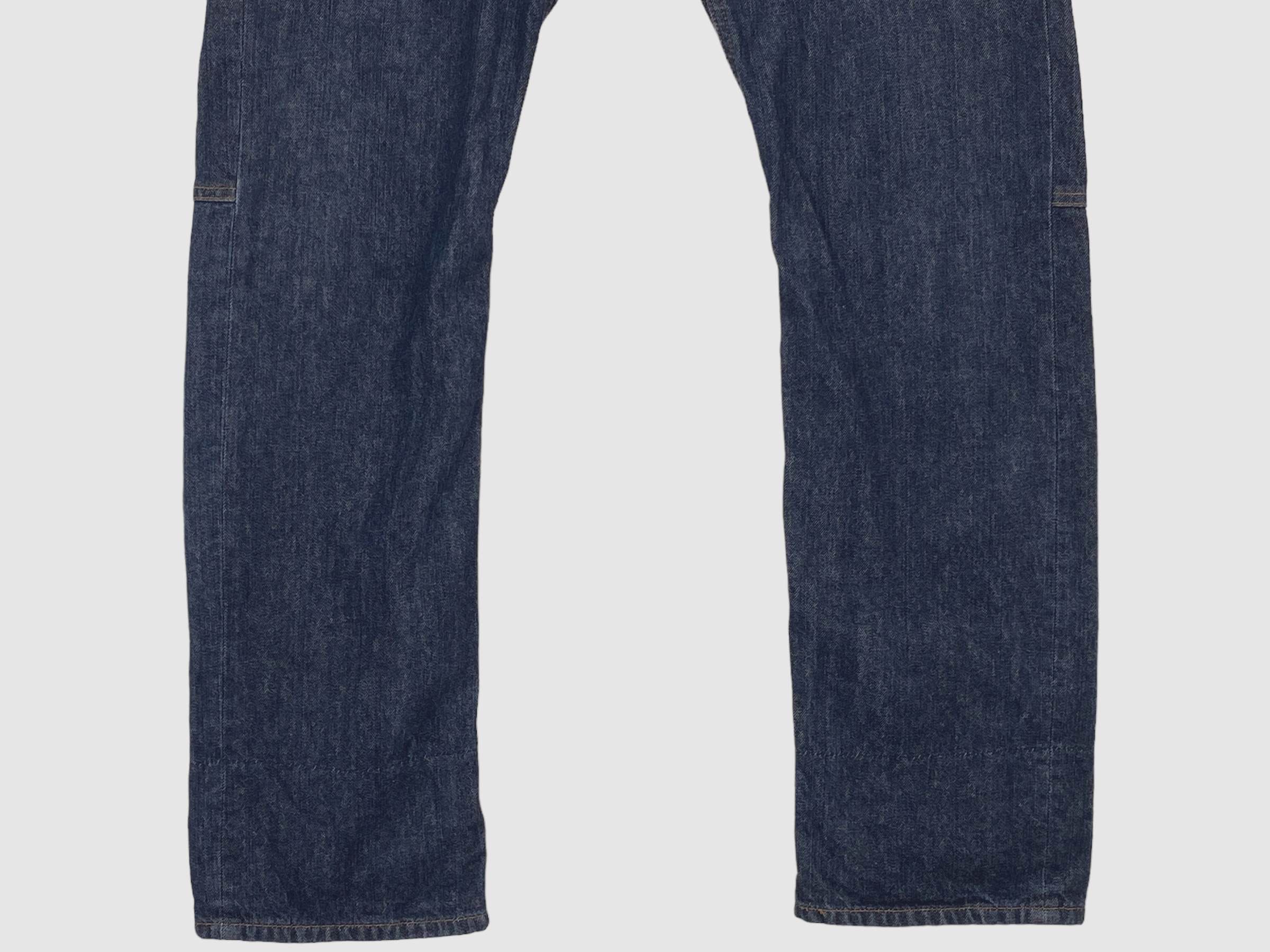 Japanese Brand Dominates Jeans Double Waist Jeans Japanese Jeans Size US 31 - 5 Thumbnail