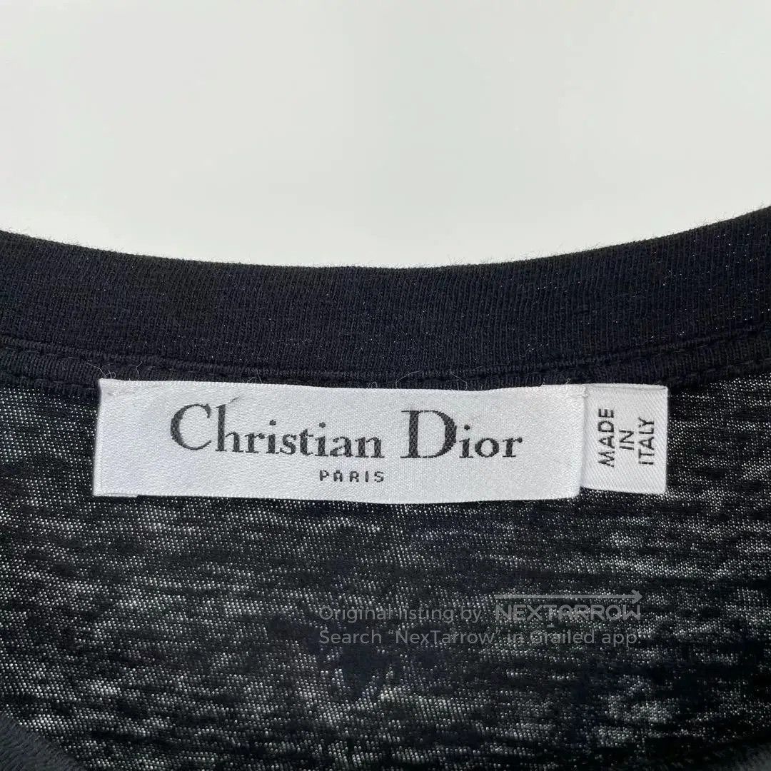 Dior Christian Dior Black Letter Print T. Size US XS / EU 42 / 0 - 6 Thumbnail