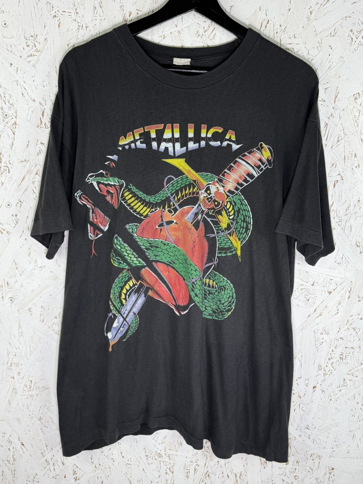 Band Tees 90s Vintage Metallica Sandman Brockum Graphic T Shirt