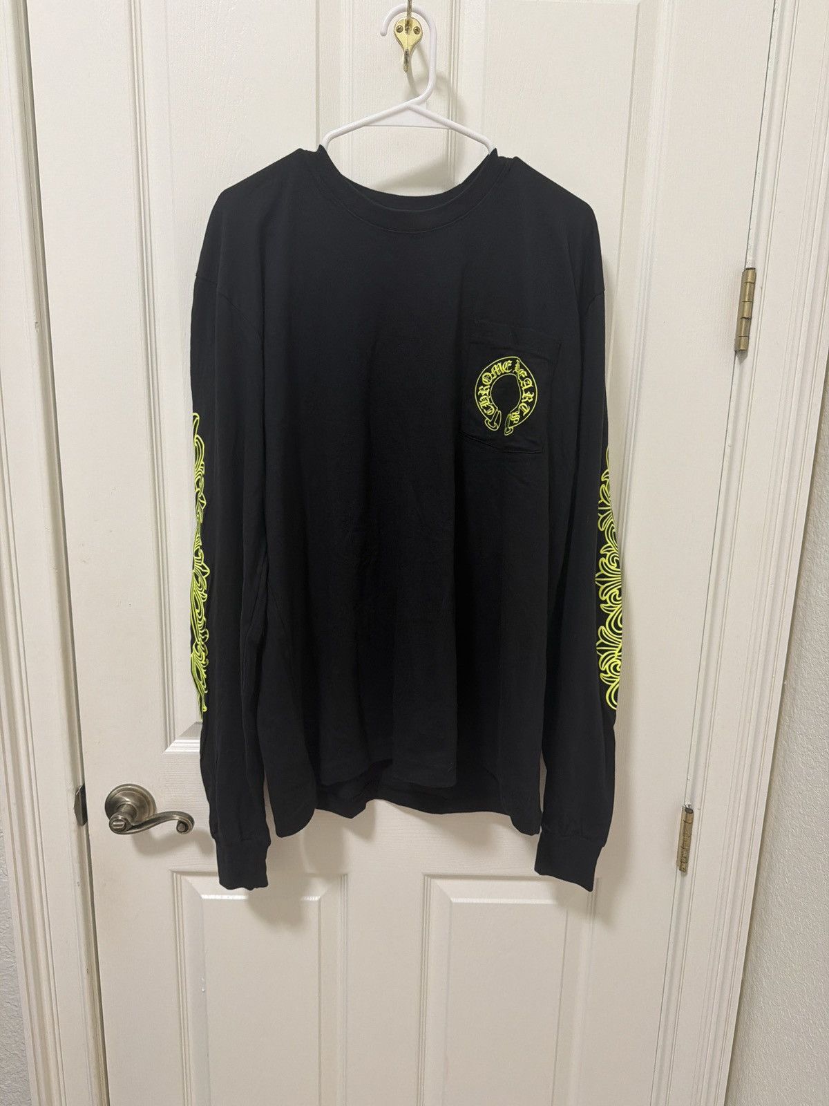 Chrome Hearts Chrome hearts Neon lime Longsleeve Size US XL / EU 56 / 4 - 2 Thumbnail