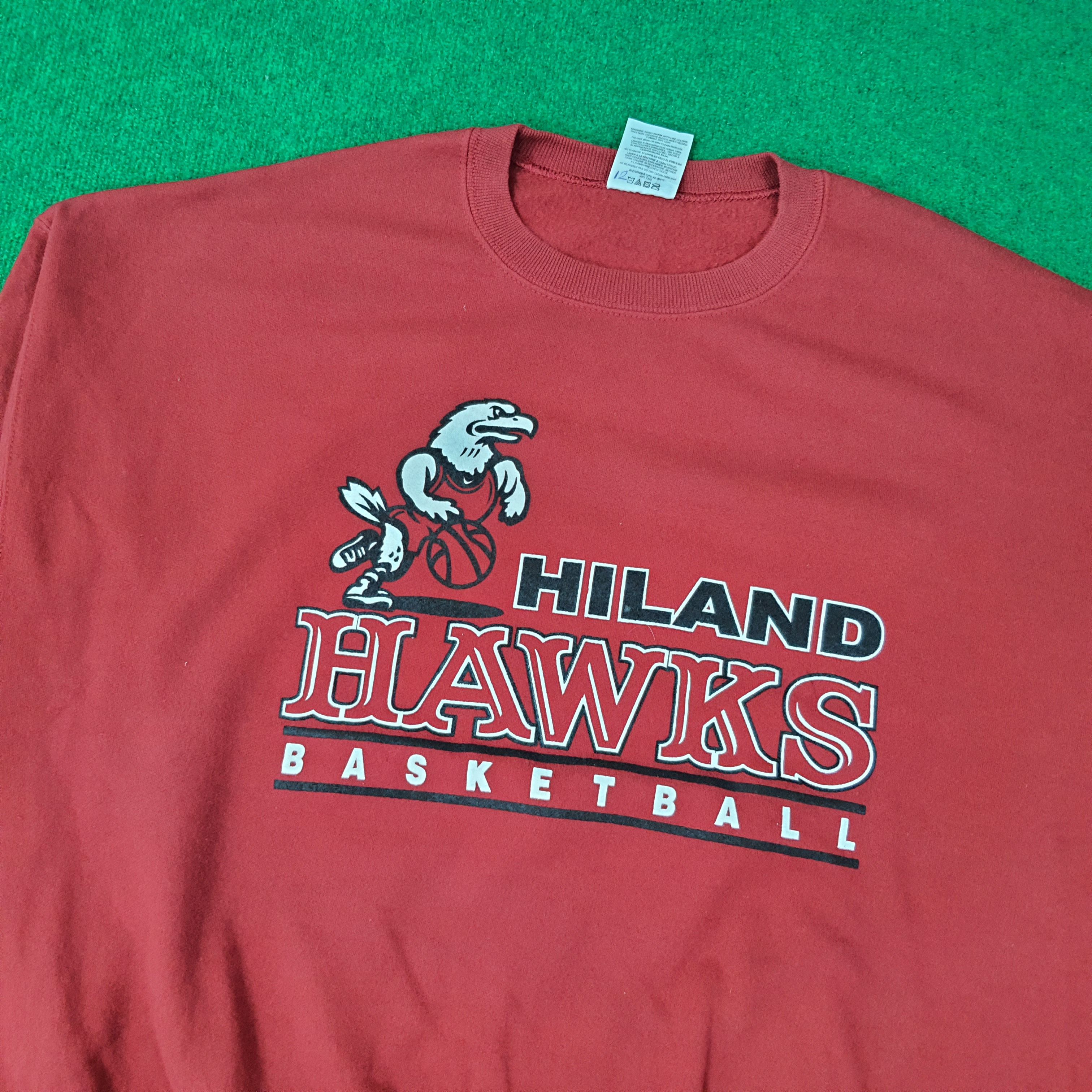 Jerzees Vintage Jerzees Hiland Hawks Basketball Sweatshirt C226N19 Size US XL / EU 56 / 4 - 2 Thumbnail