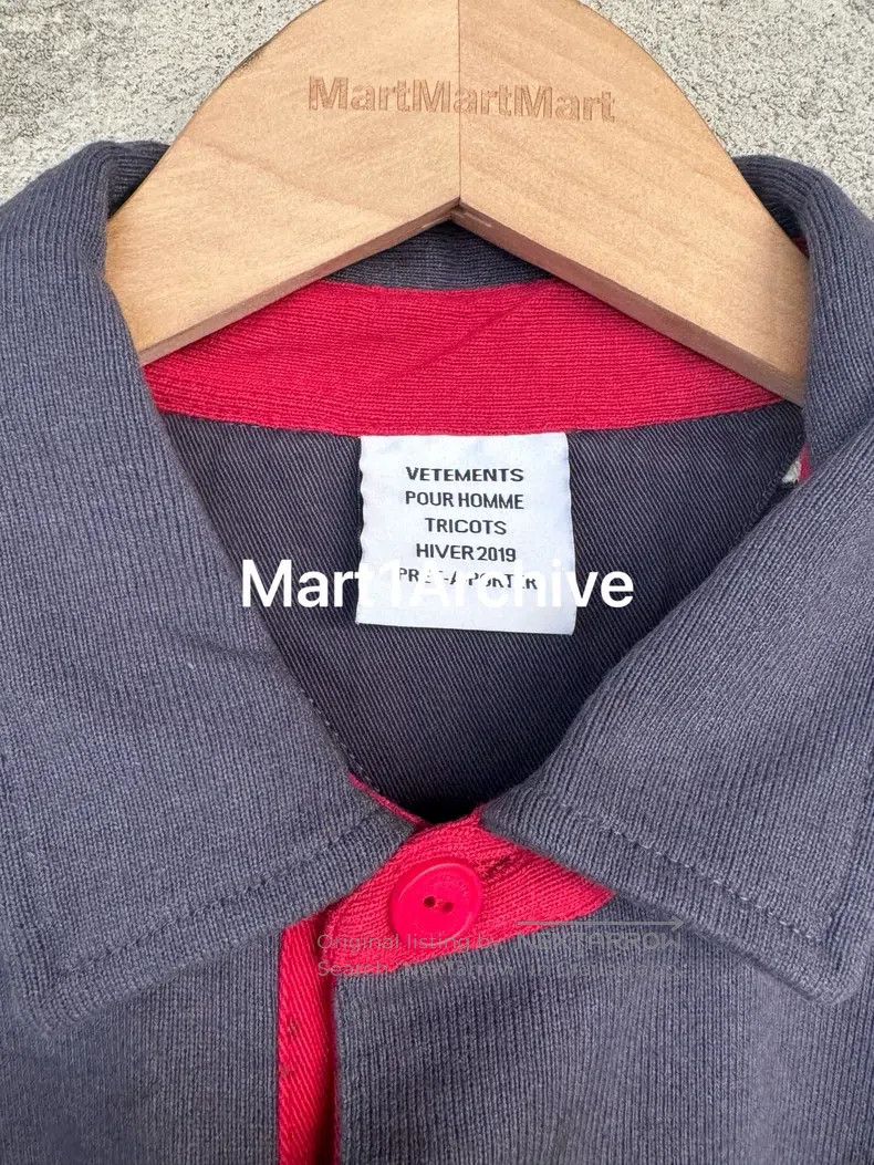 Vetements VETEMENTS Blood-stained swear word patched Polo Size US L / EU 52-54 / 3 - 5 Thumbnail