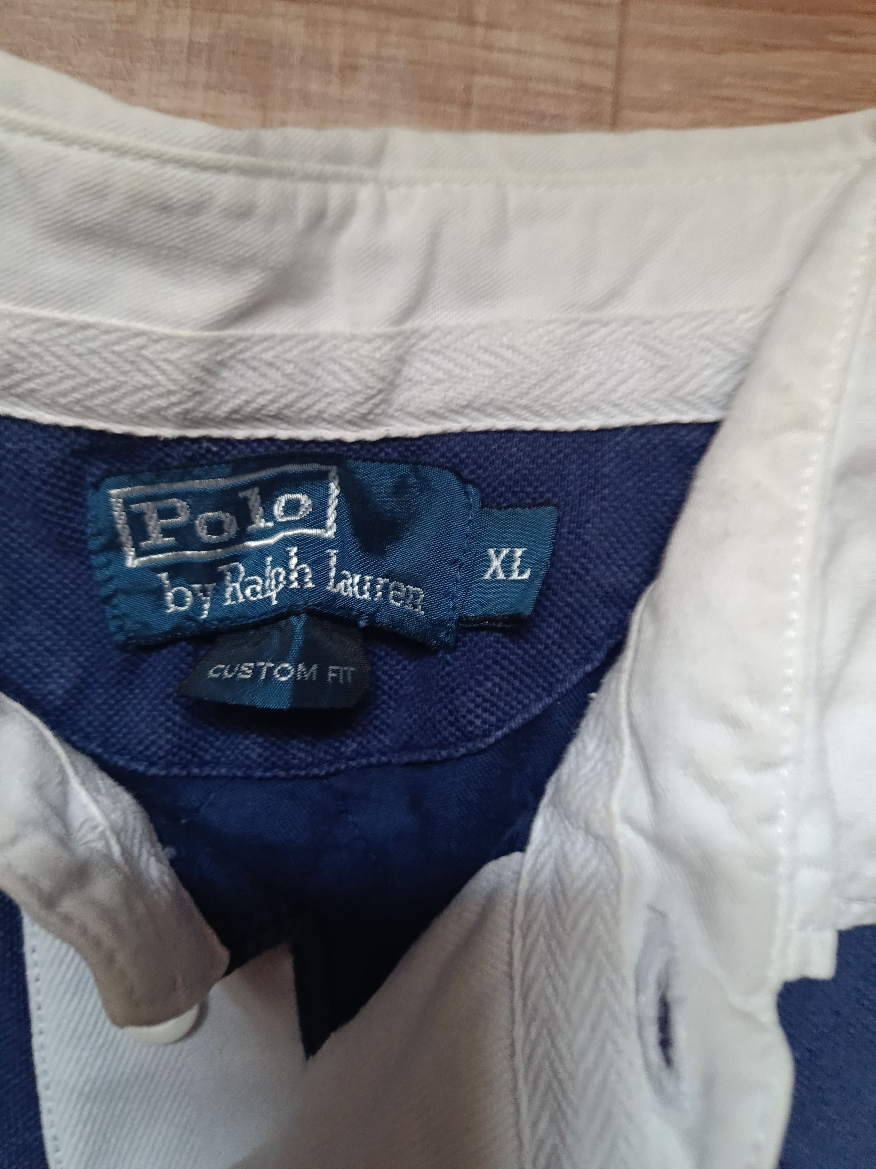 Polo Ralph Lauren × Vintage Vintage Polo Ralph Lauren Horse Blue Big Logo Size US XL / EU 56 / 4 - 5 Thumbnail
