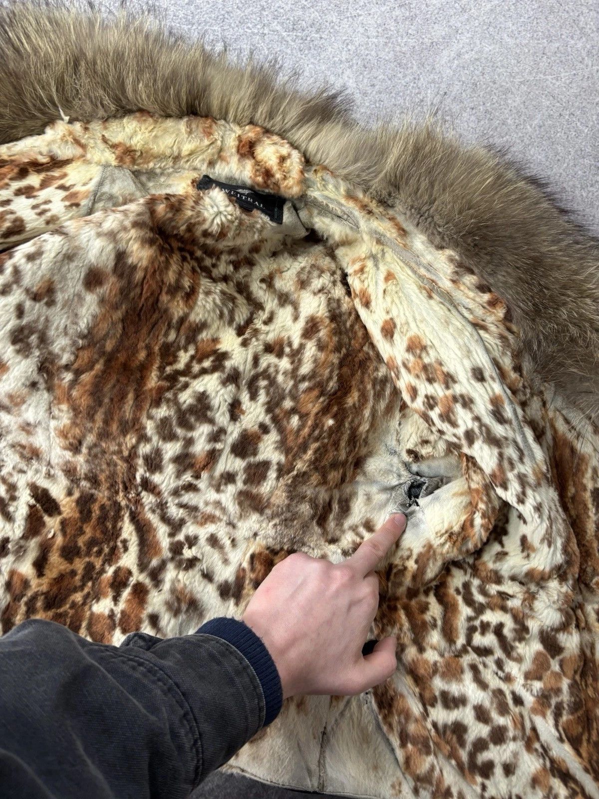 Tornado Mart JAPANESE RICK OWENS TYPE! RARE FUR/LEATHER BOMBER JACKET Size US S / EU 44-46 / 1 - 9 Thumbnail