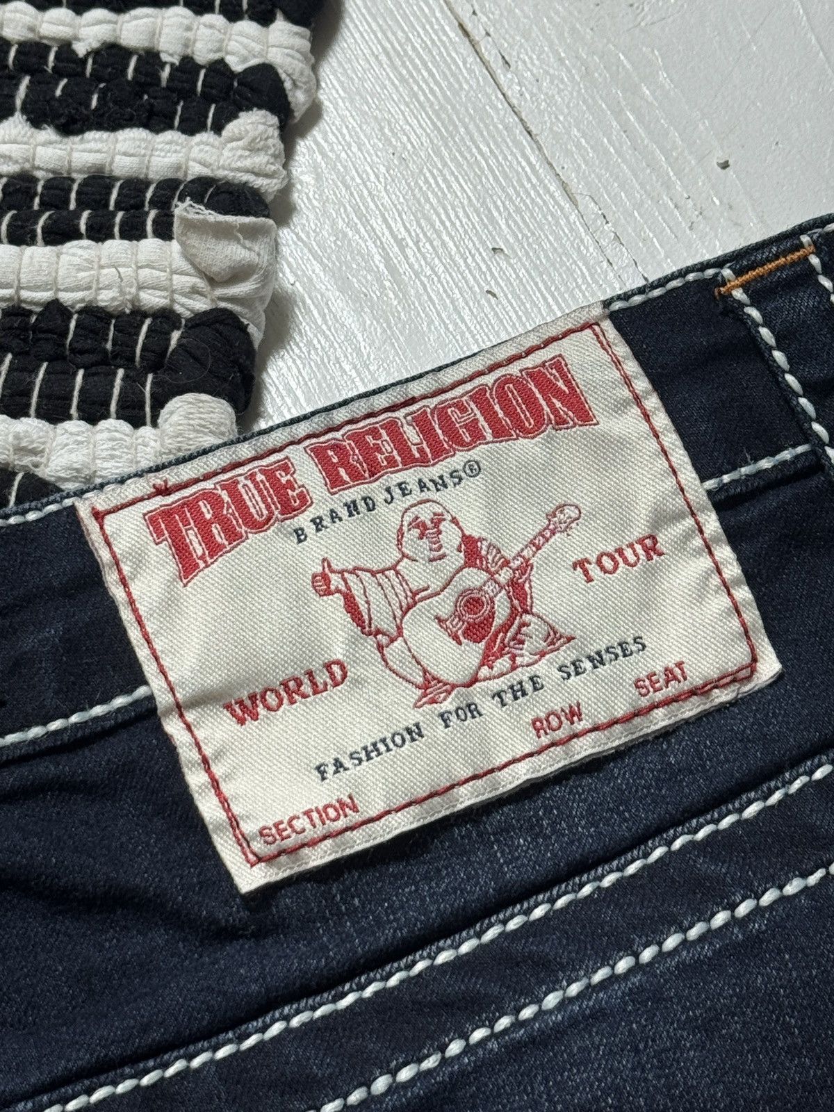 True Religion VINTAGE TRUE RELIGION 2000s MINI DENIM SKIRT Size 30" / US 8 / IT 44 - 5 Thumbnail