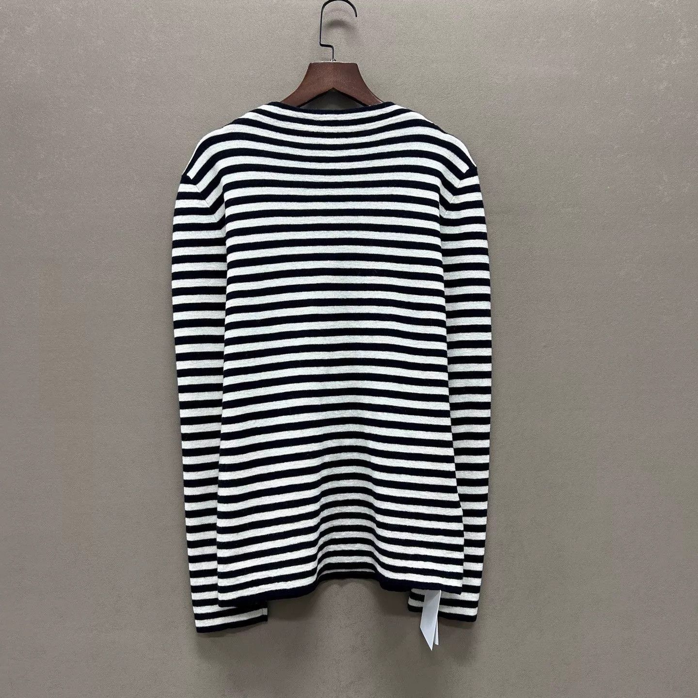 Prada Prada 99 New Striped Embroidered Crew Neck Sweater 42 Size M / US 6-8 / IT 42-44 - 2 Thumbnail