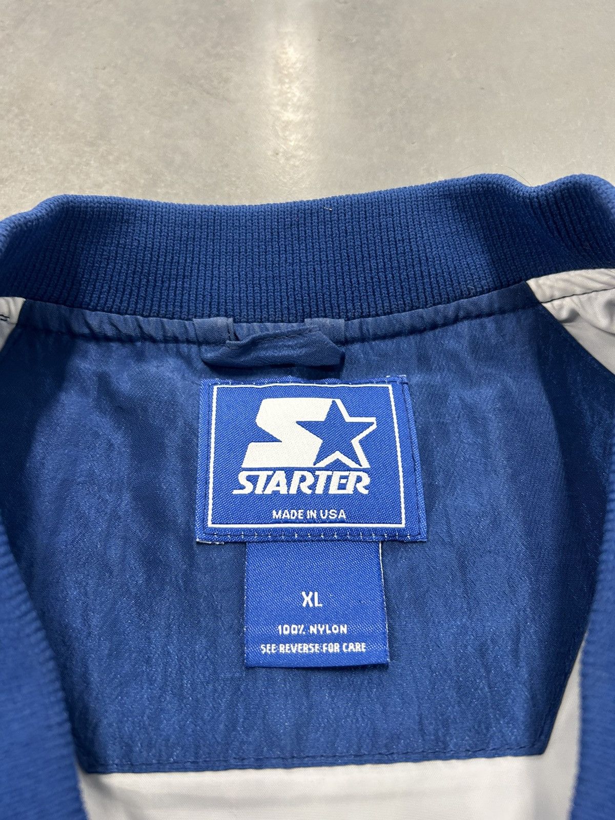 Starter × Vintage Vintage Royal Blue Starter Jacket Size US XL / EU 56 / 4 - 3 Thumbnail