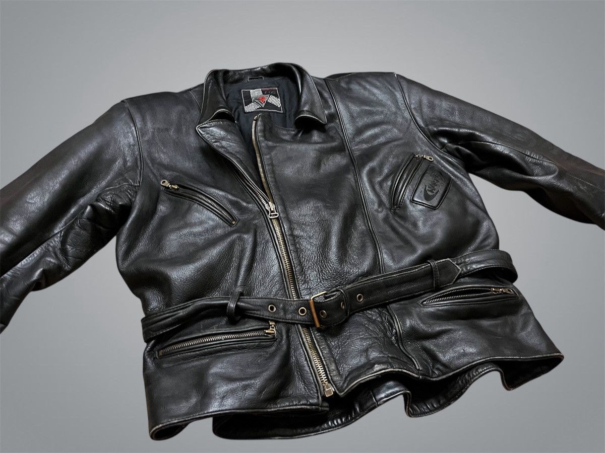 Other Harro Biker Collection 2000 Vintage Leather Jacket (XXL) Size US XXL / EU 58 / 5 - 4 Thumbnail