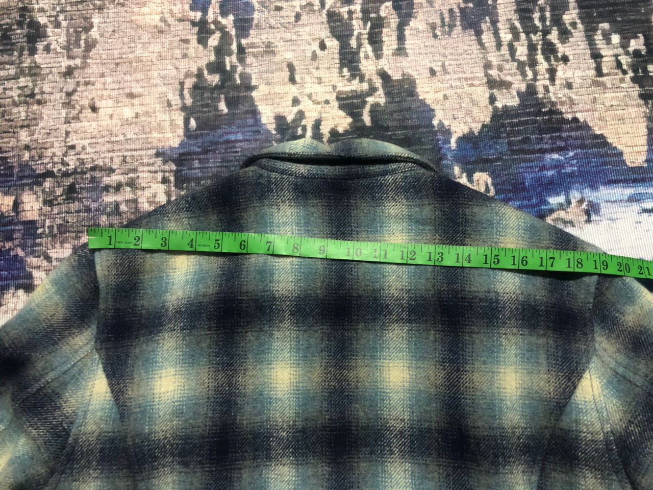 Japanese Brand Vintage Shadows Plaid Wool Flannel Zipper Jacket Size US M / EU 48-50 / 2 - 16 Thumbnail