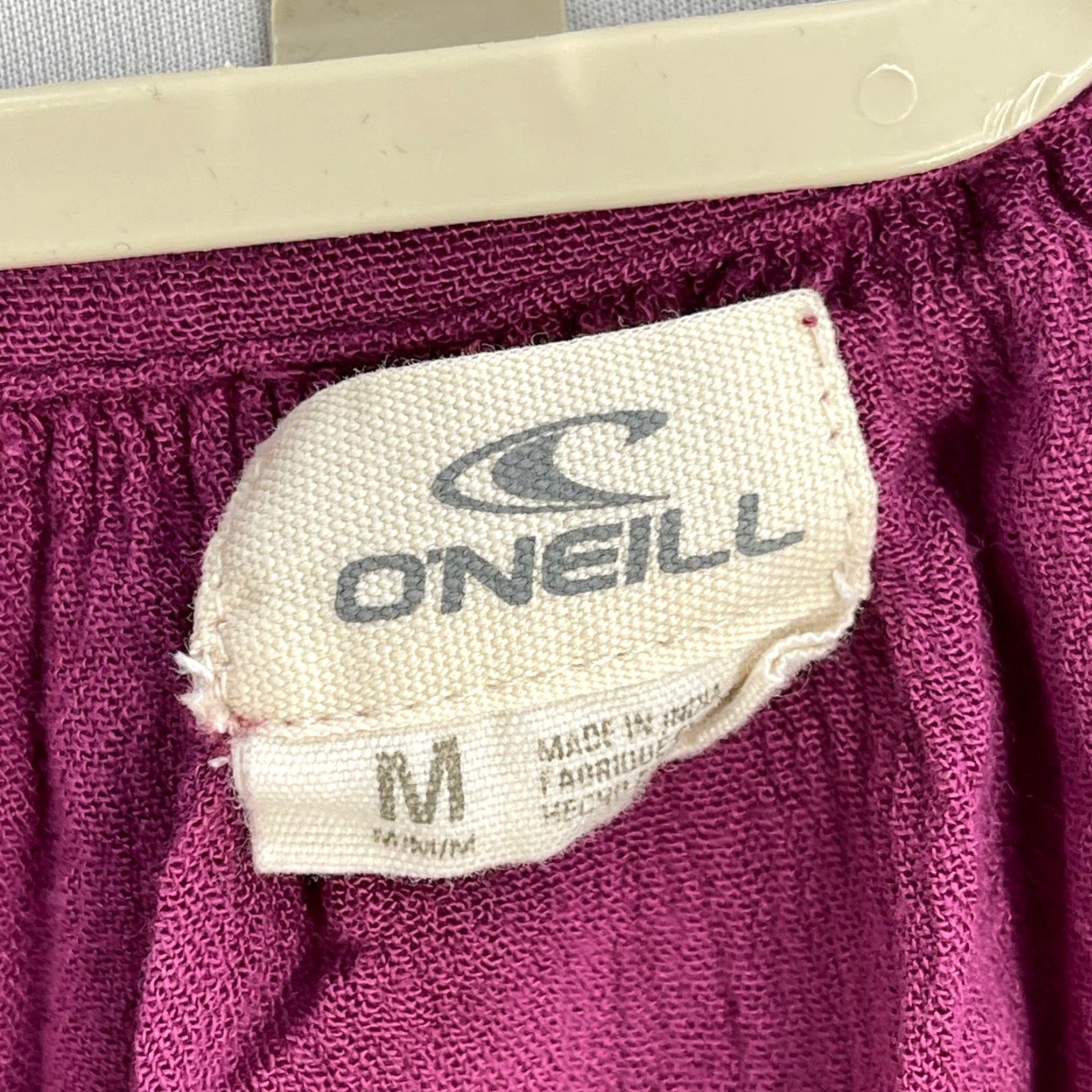 O'Neill ONeill Blouse Woman Size M Pink V-Neck 3/4 Sleeve Bohemian Hippie Prairie Relaxed Fit Size M / US 6-8 / IT 42-44 - 7 Thumbnail