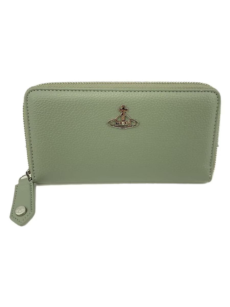 Vivienne Westwood Vivienne Westwood Plain Lthr Long Wallet Green Size ONE SIZE - 1 Thumbnail