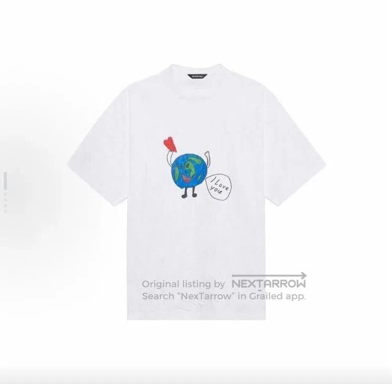Balenciaga Balenciaga Letter Pattern Printed Short Sleeve T-Shirt Size US XXS / EU 40 - 9 Thumbnail