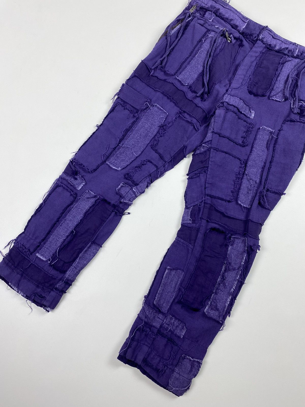 Haider Ackermann BNWT! Haider Ackermann ladies patchwork cropped pants Size 25" / US 0 / IT 36 - 5 Thumbnail