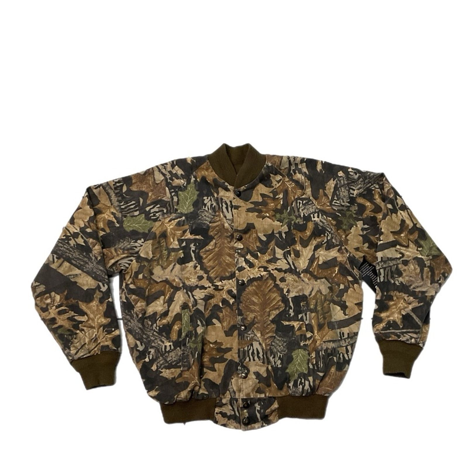 Jerzees Vintage 90s Jerzees Mossy Oaks Camo Jacket Size US M / EU 48-50 / 2 - 1 Thumbnail
