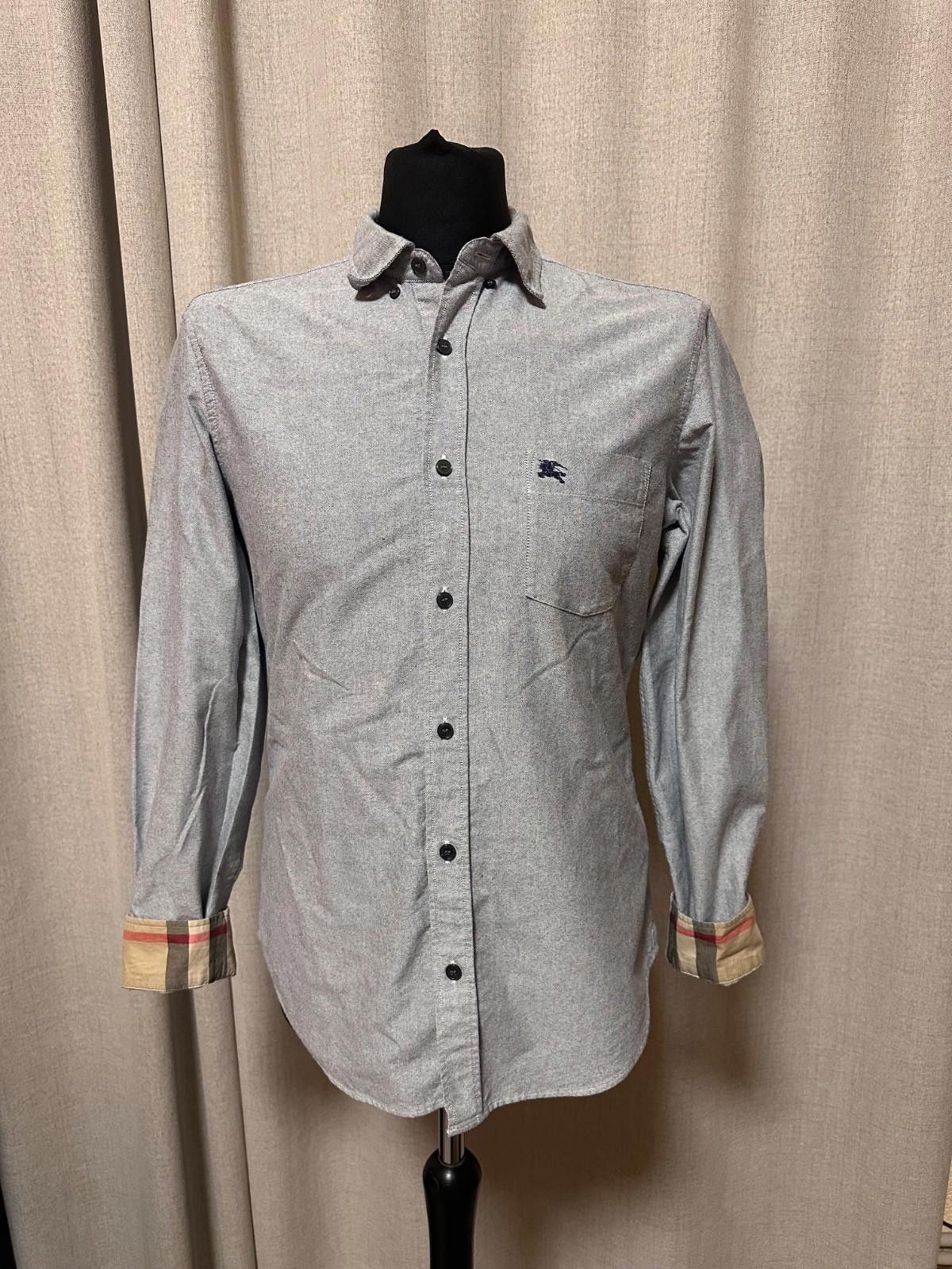 Burberry Burberry Brit Button Up Shirt Gray Sz M Size US M / EU 48-50 / 2 - 1 Thumbnail