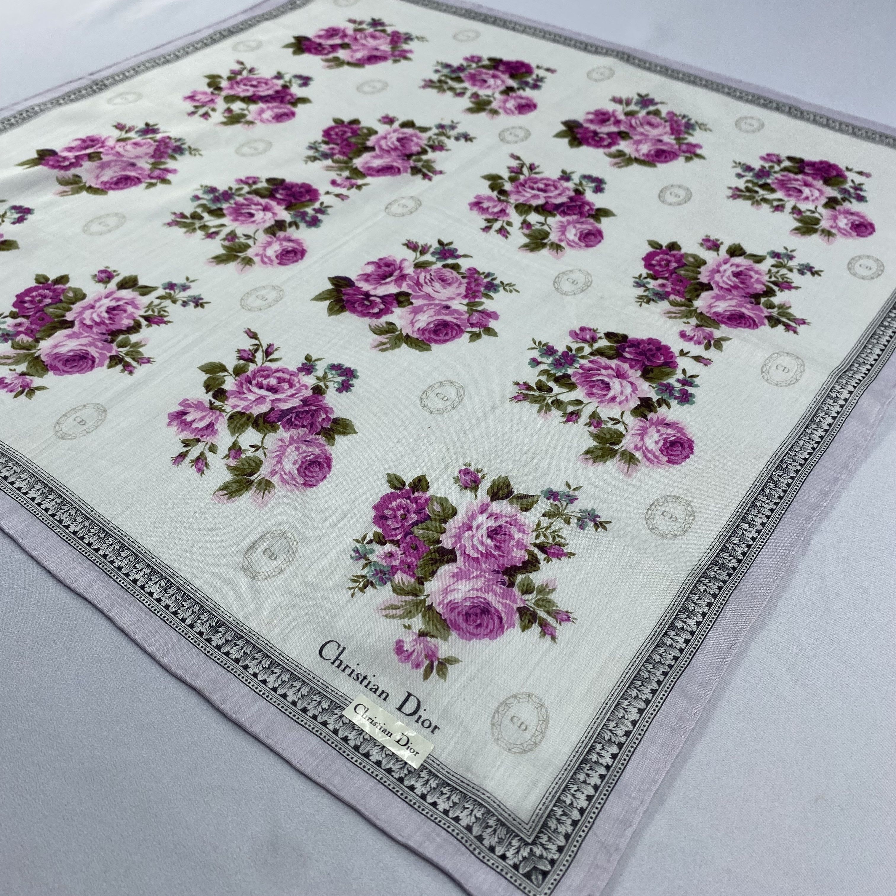 Christian Dior Monsieur Christian Dior Handkerchief / Bandana / Neckerchief C885 Size ONE SIZE - 4 Thumbnail
