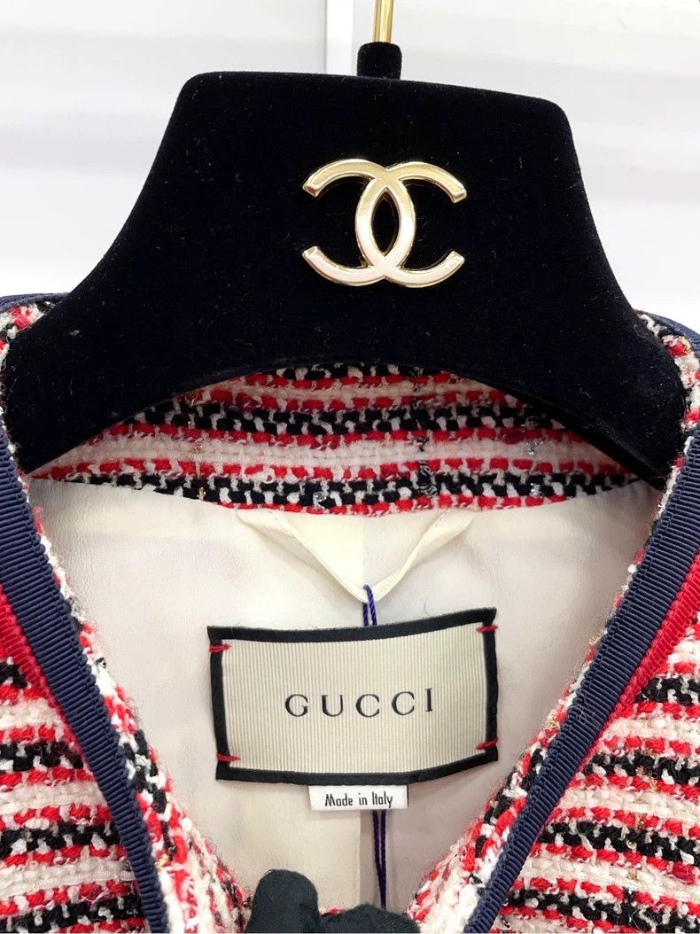 Gucci Gucci Red striped suit jacket 2504-Nextarrow Size S / US 4 / IT 40 - 7 Thumbnail
