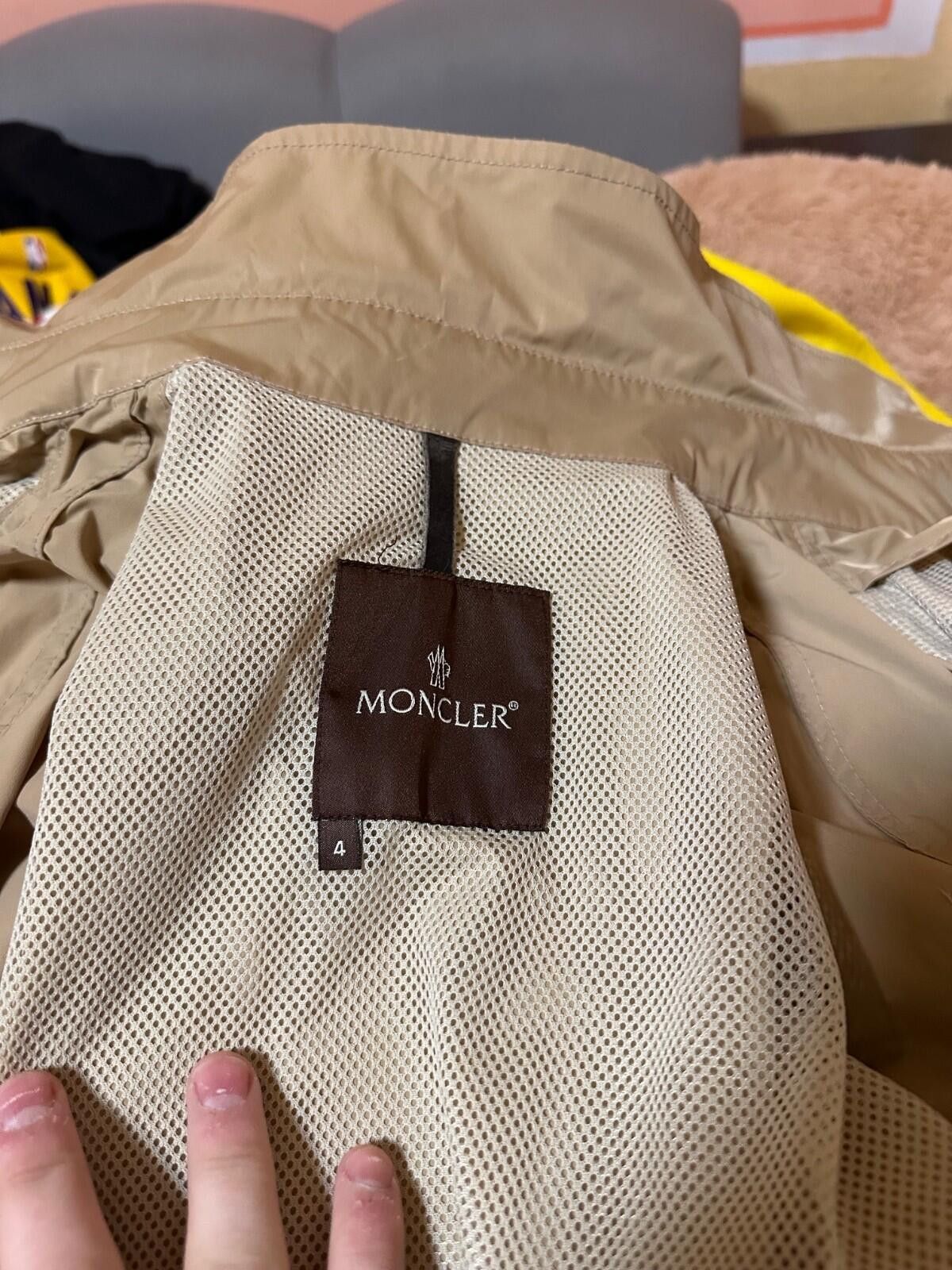 Moncler Vintage Moncler Saulon Poplin Parka Beige Sz 4 Size S / US 4 / IT 40 - 11 Thumbnail