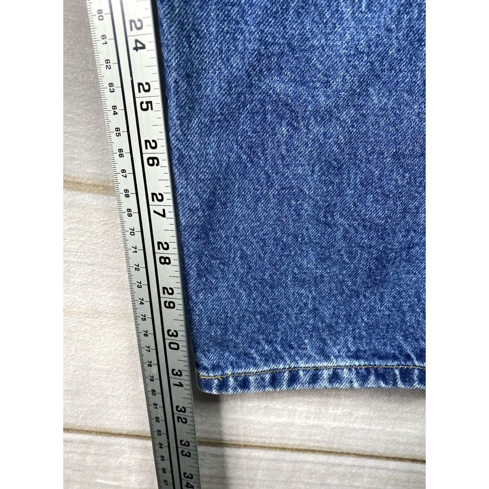 Carhartt Carhartt Jeans Men’s 34x32 Relaxed Denim Workwear B17 DST Tapered Leg Blue 5-Pocket Logo Vintage: No Size US 34 / EU 50 - 7 Thumbnail