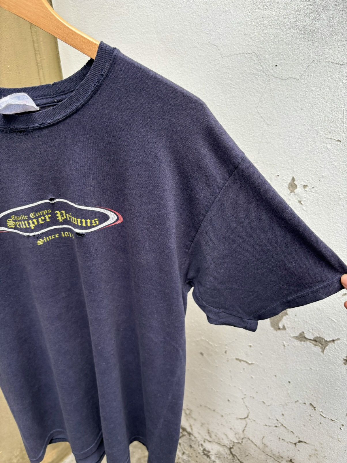 Vintage Faded Thrashed Semper Primus T Shirt Distressed ERD Size US M / EU 48-50 / 2 - 9 Thumbnail