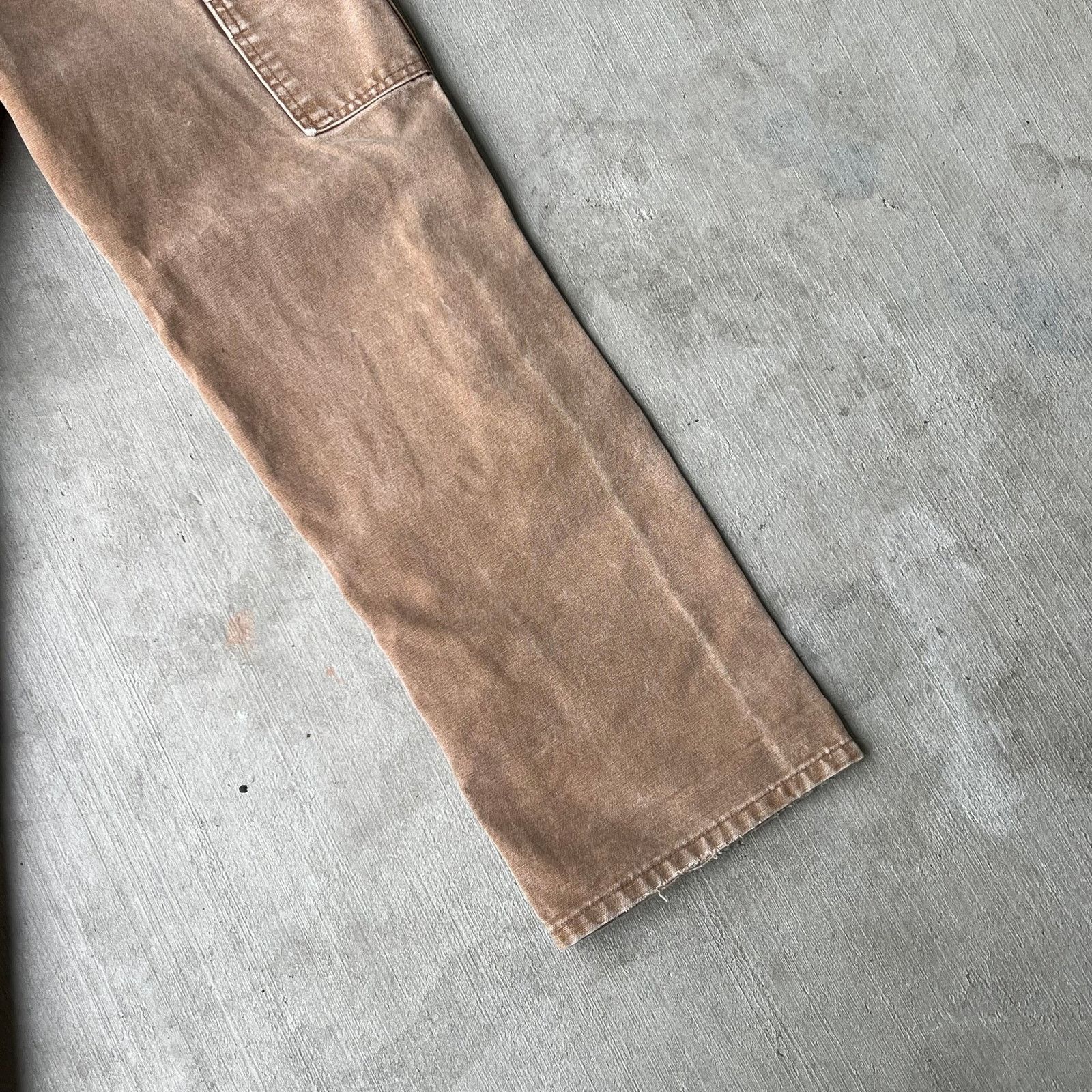 Carhartt × Vintage Carhartt brown WOMENS double knee work wear carpenter pants Size US 30 / EU 46 - 10 Thumbnail