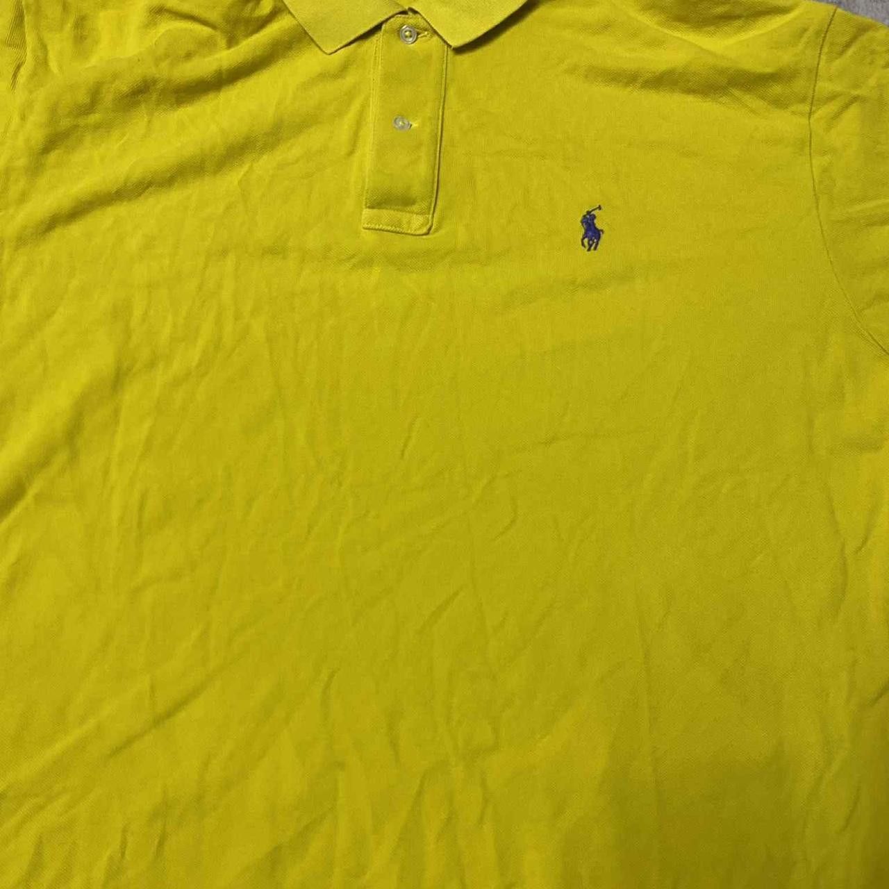 Polo Ralph Lauren Yellow Polo Ralph Lauren polo shirt #polo Size US XL / EU 56 / 4 - 2 Thumbnail