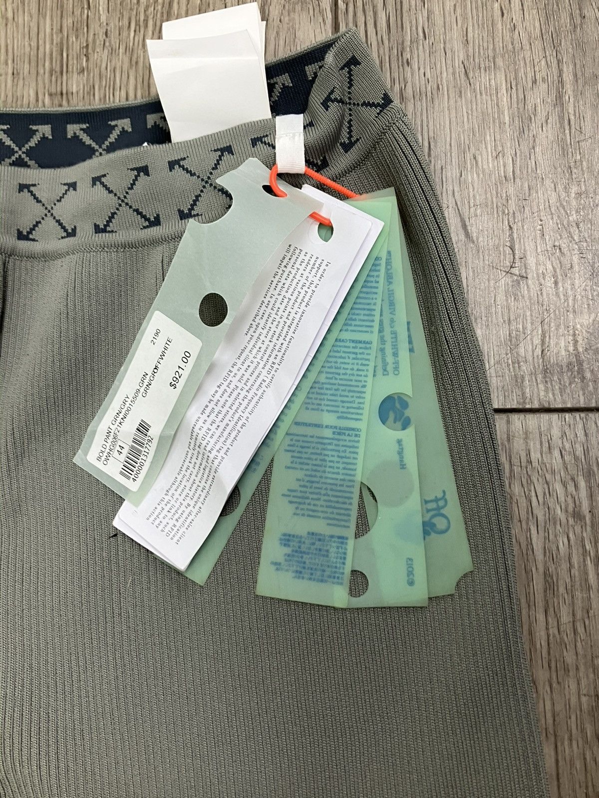 Off-White Off White Split Leggings Size 44 Size 30" / US 8 / IT 44 - 2 Thumbnail