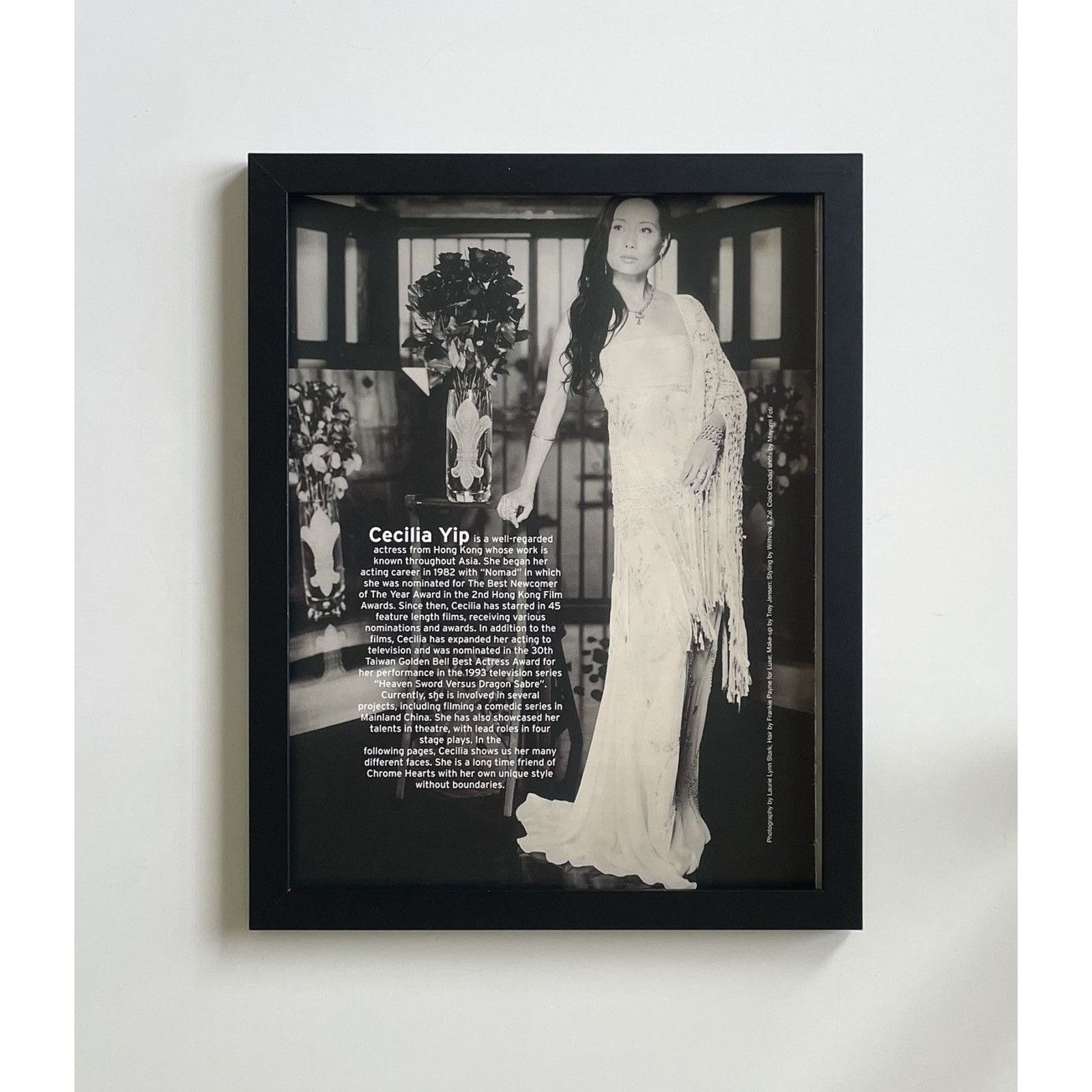Chrome Hearts × Japanese Brand × Vintage Chrome Hearts vintage Cecilia Yip photo Poster framed 9x11 Size ONE SIZE - 1 Thumbnail