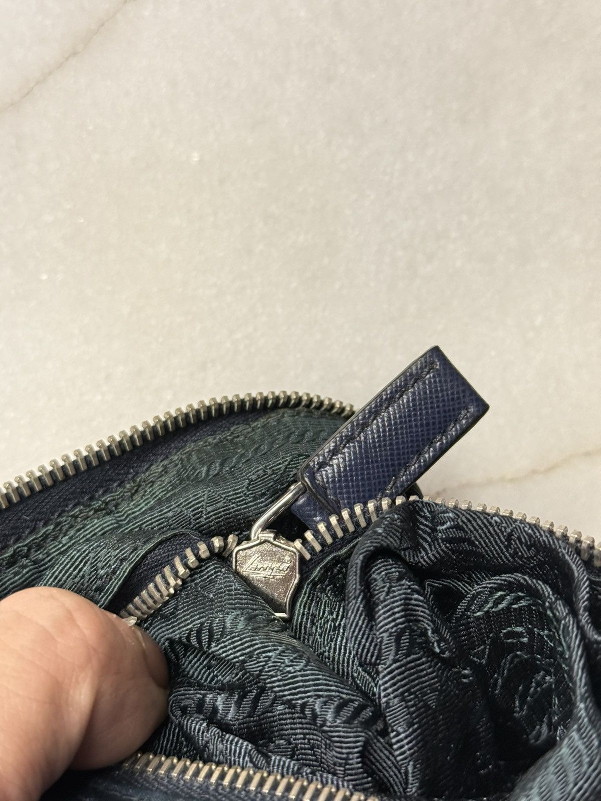 Prada Prada Messenger Nylon Bag Prada Logo Crossbody Bag Preowned Size ONE SIZE - 9 Thumbnail